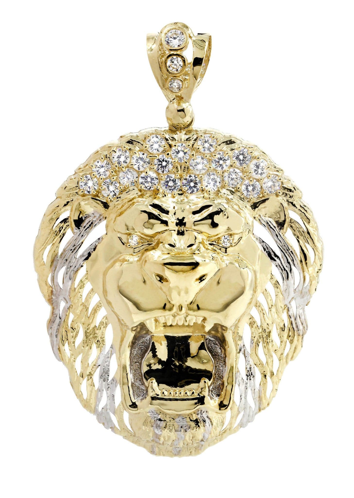 Lion 10K Gold Pendant | 17.9 Grams