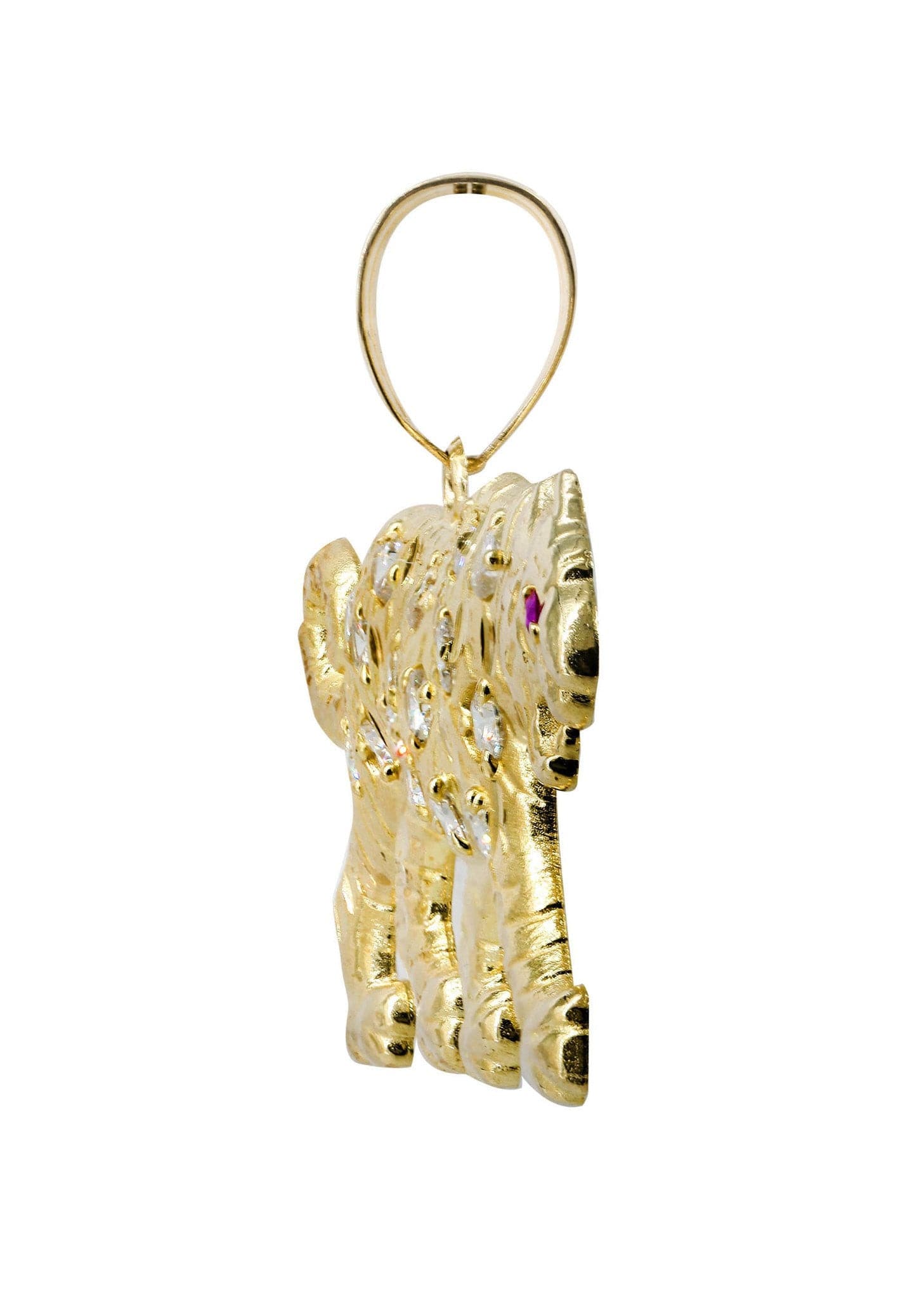 Tiger  10K Gold Pendant | 19.1 Grams - Image 4