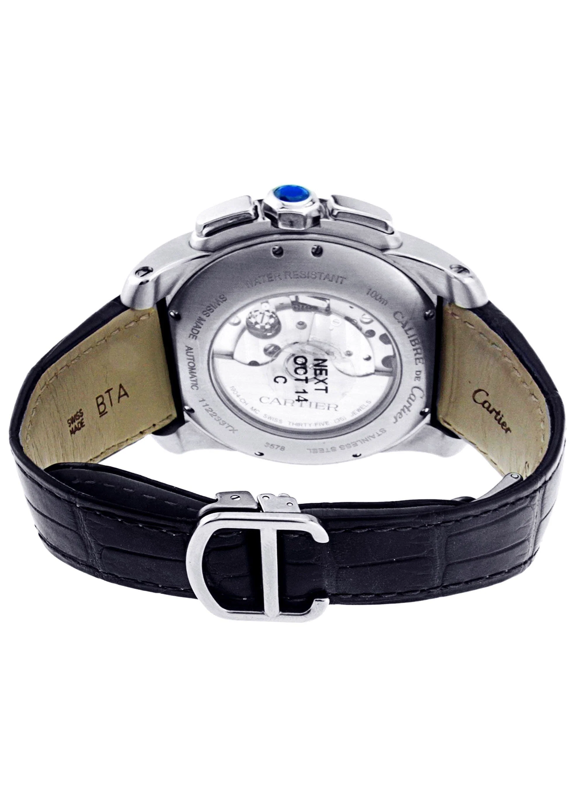 Diamond Calibre de Cartier | 18K Rose Gold | 42 Mm - Image 3