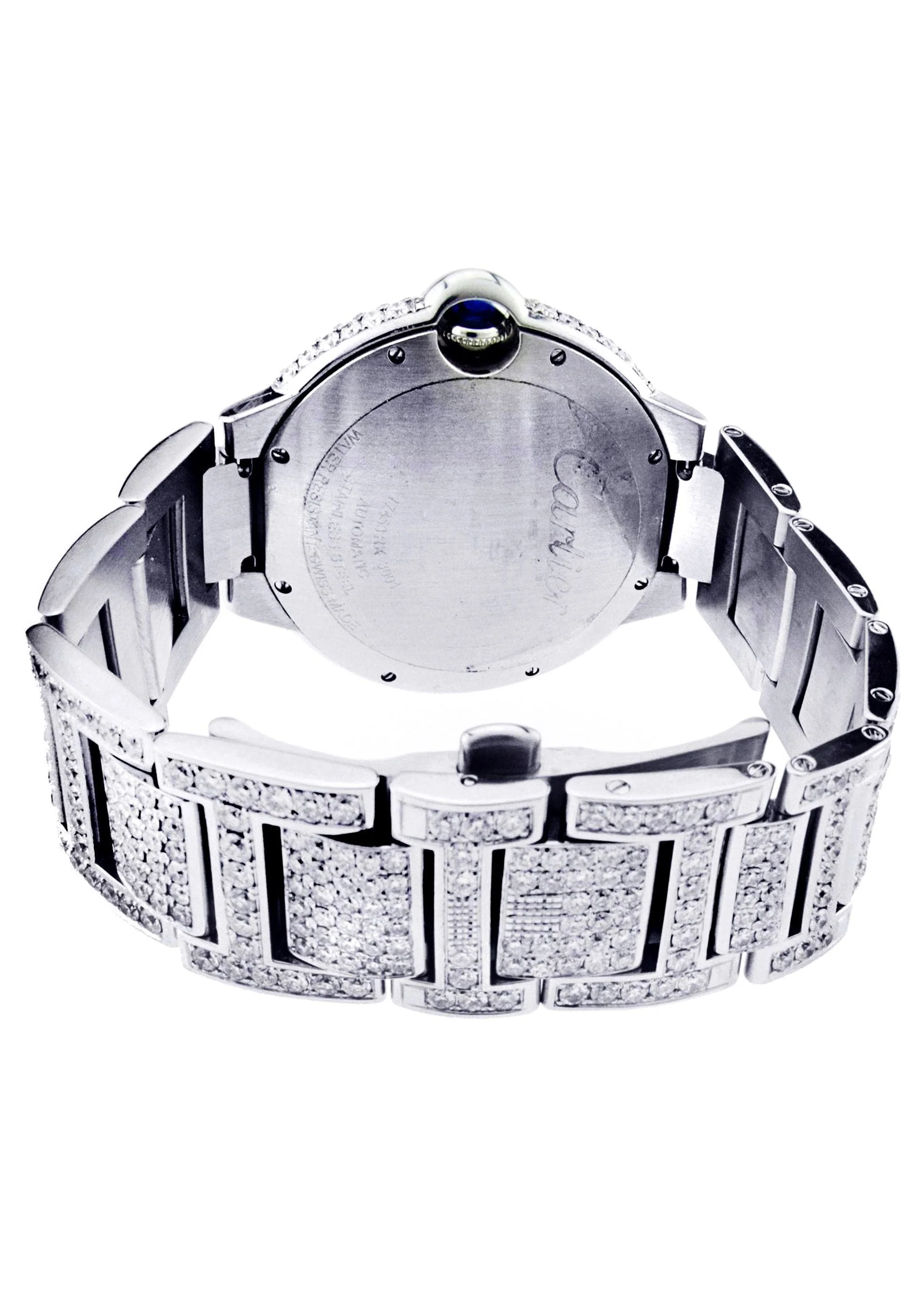 Diamond Cartier Ballon Bleu | Stainless Steel | 42 Mm - Image 3