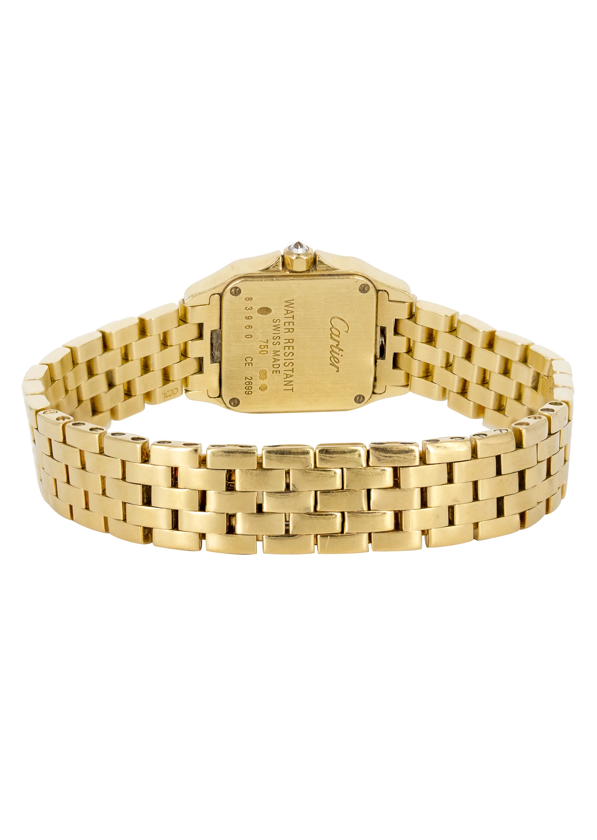 CARTIER DIAMOND PANTHERE WATCH IN 18K GOLD | WHITE DIAL | 27 MM - Image 2