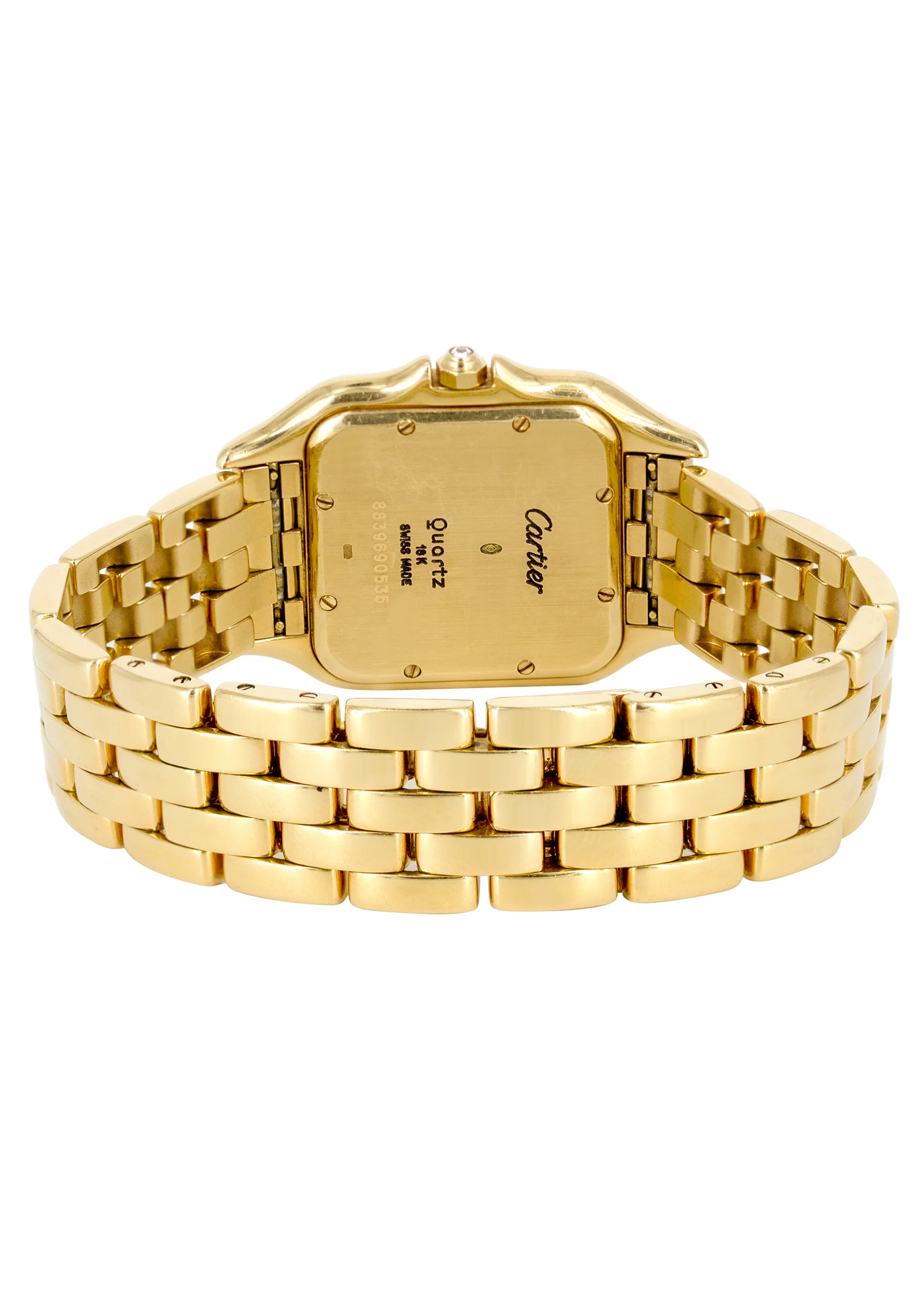 CARTIER DIAMOND PANTHERE WATCH IN 18K GOLD | WHITE DIAL | 27 MM - Image 2