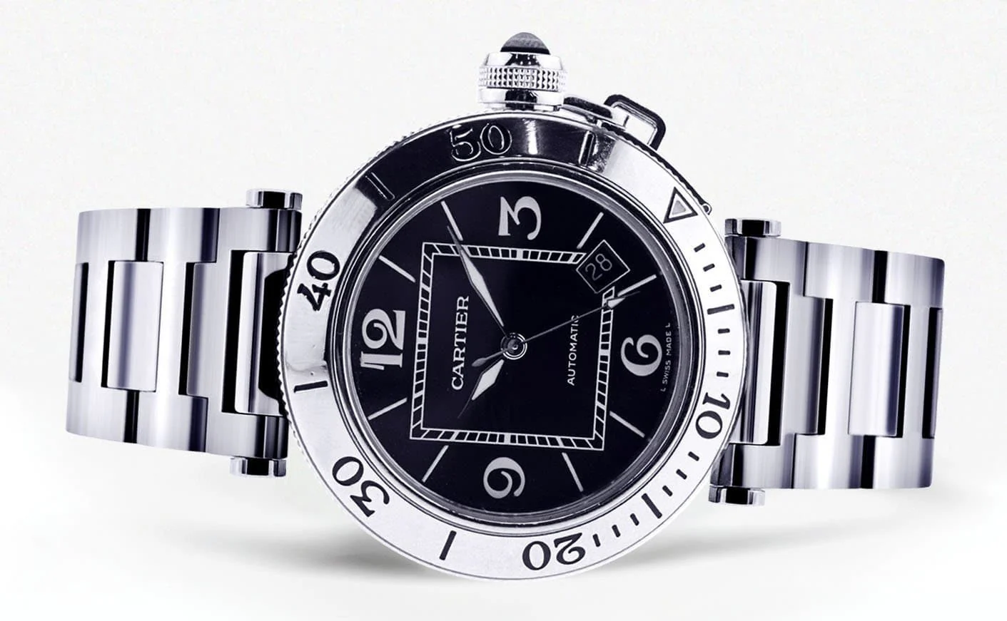 Cartier Pasha Seatimer | Stainless Steel | 40.5 Mm - Image 4