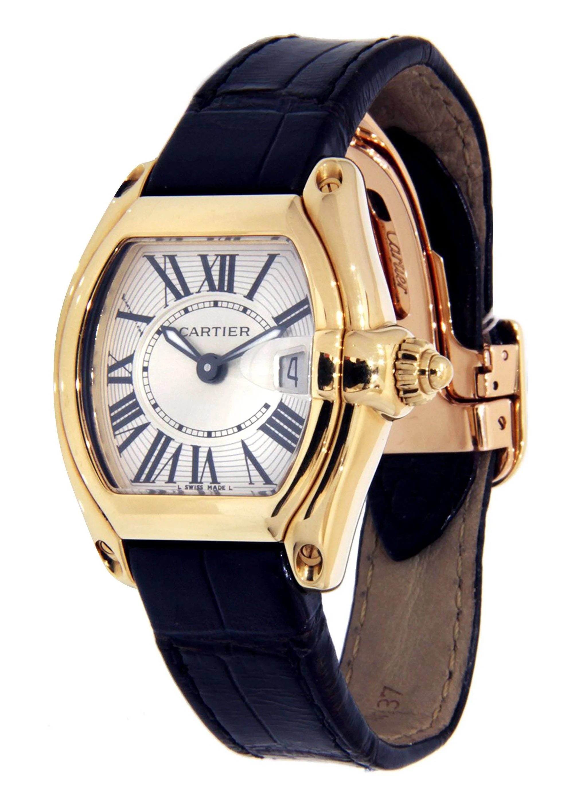 Cartier Roadster Watch For Women | 18K Yellow Gold | 31 Mm - Image 2