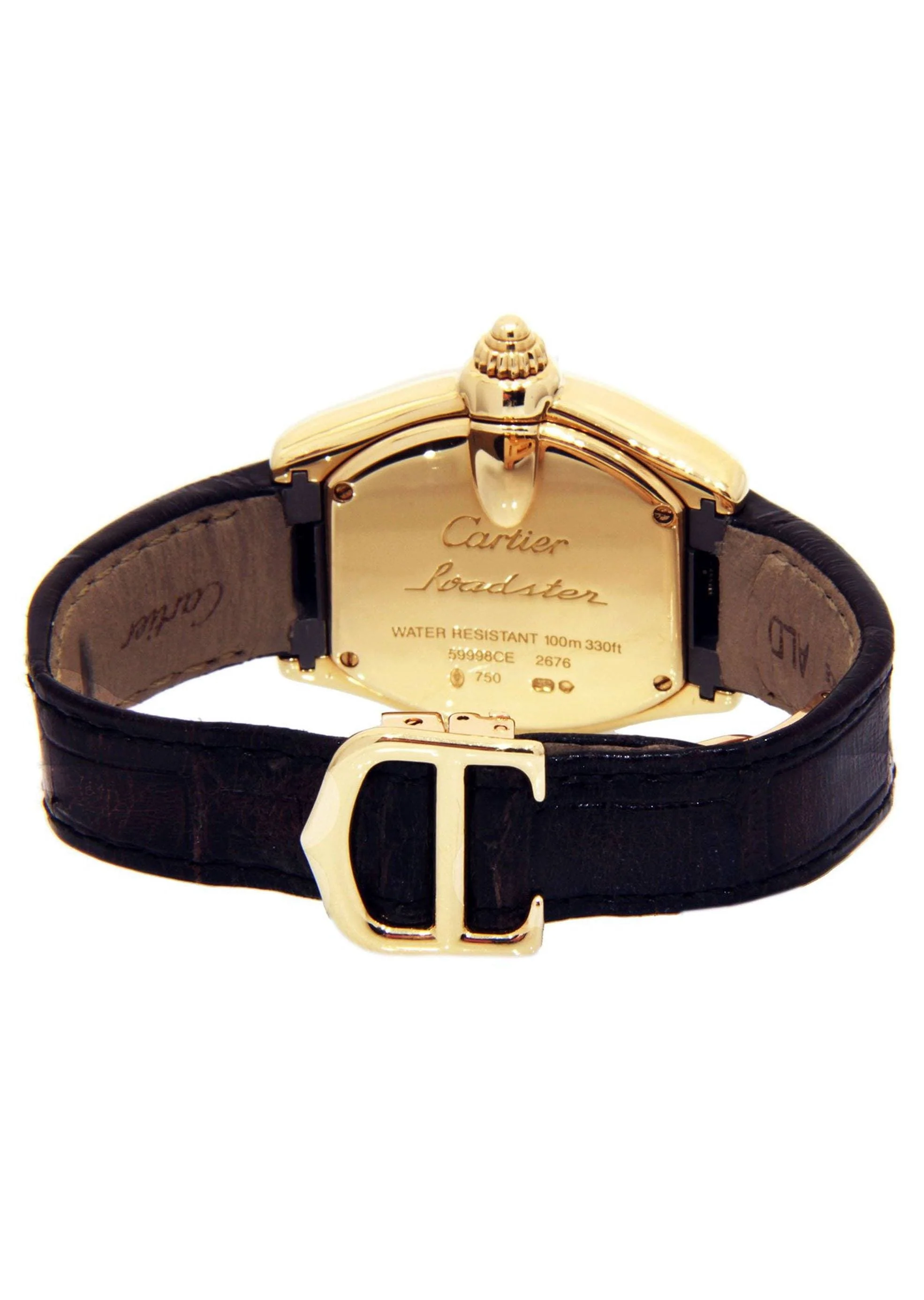 Cartier Roadster Watch For Women | 18K Yellow Gold | 31 Mm - Image 3
