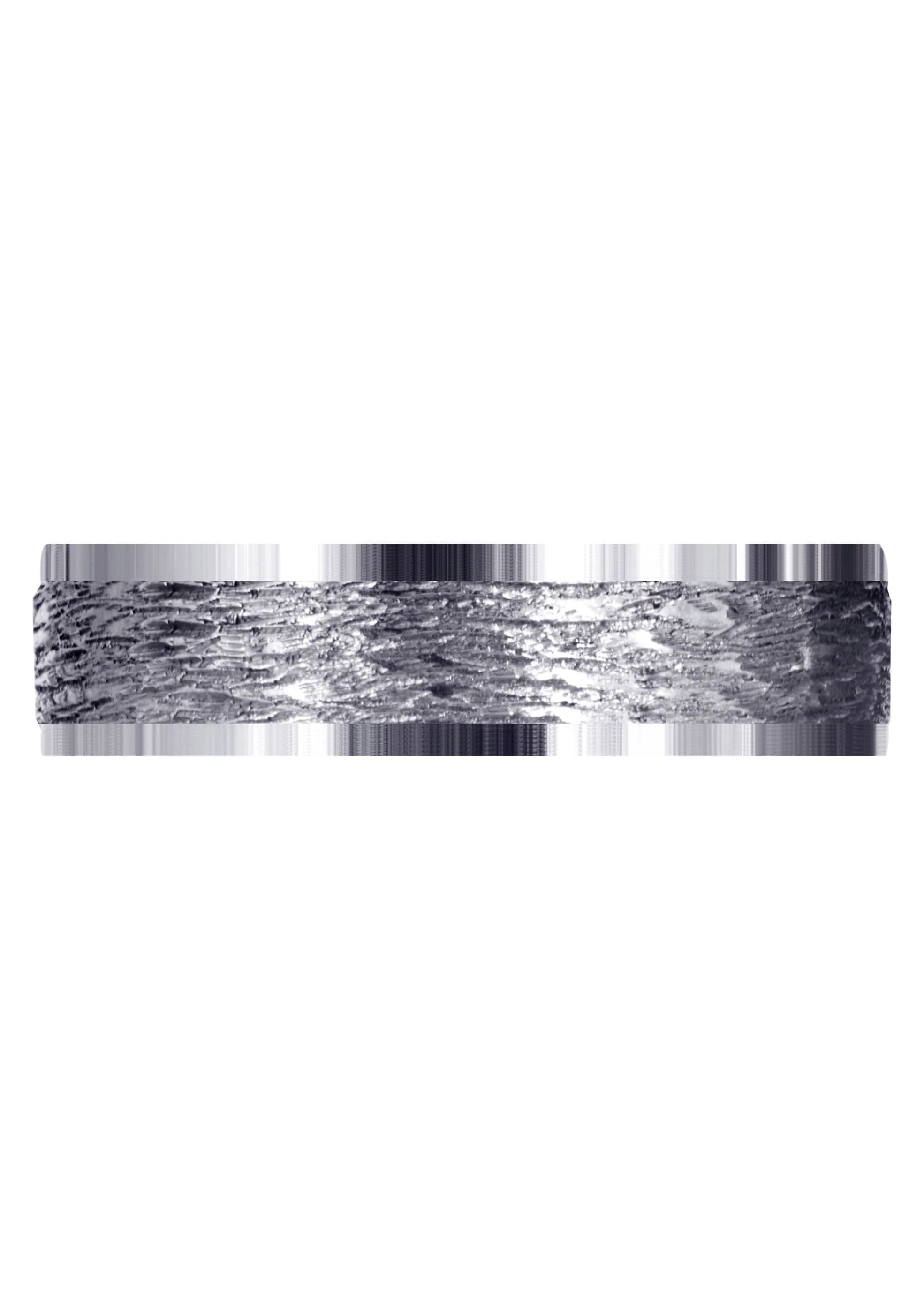 Carved Diamond Cut Mens Wedding Band | Diamond Cut Finish (Theodore) - Image 2