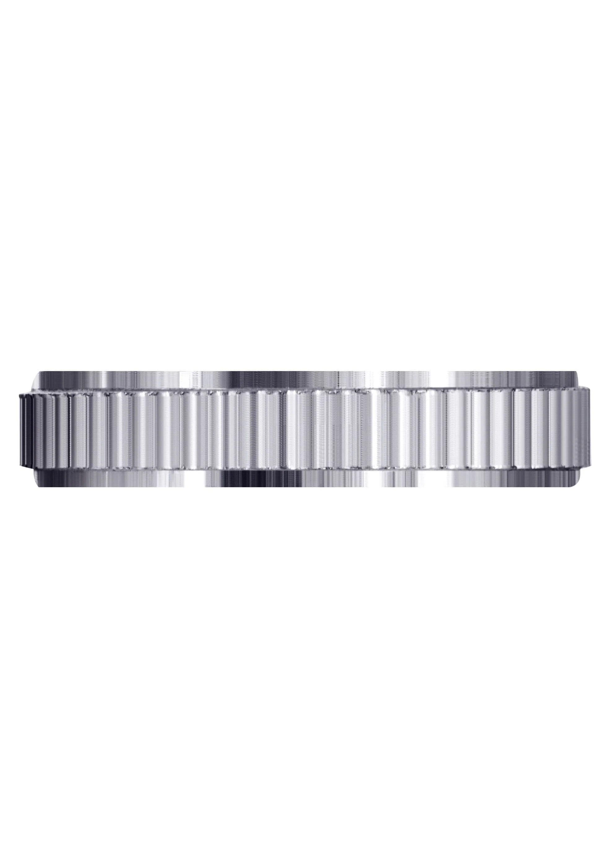 Carved Diamond Cut Mens Wedding Band | Satin Finish (Jackson) - Image 2