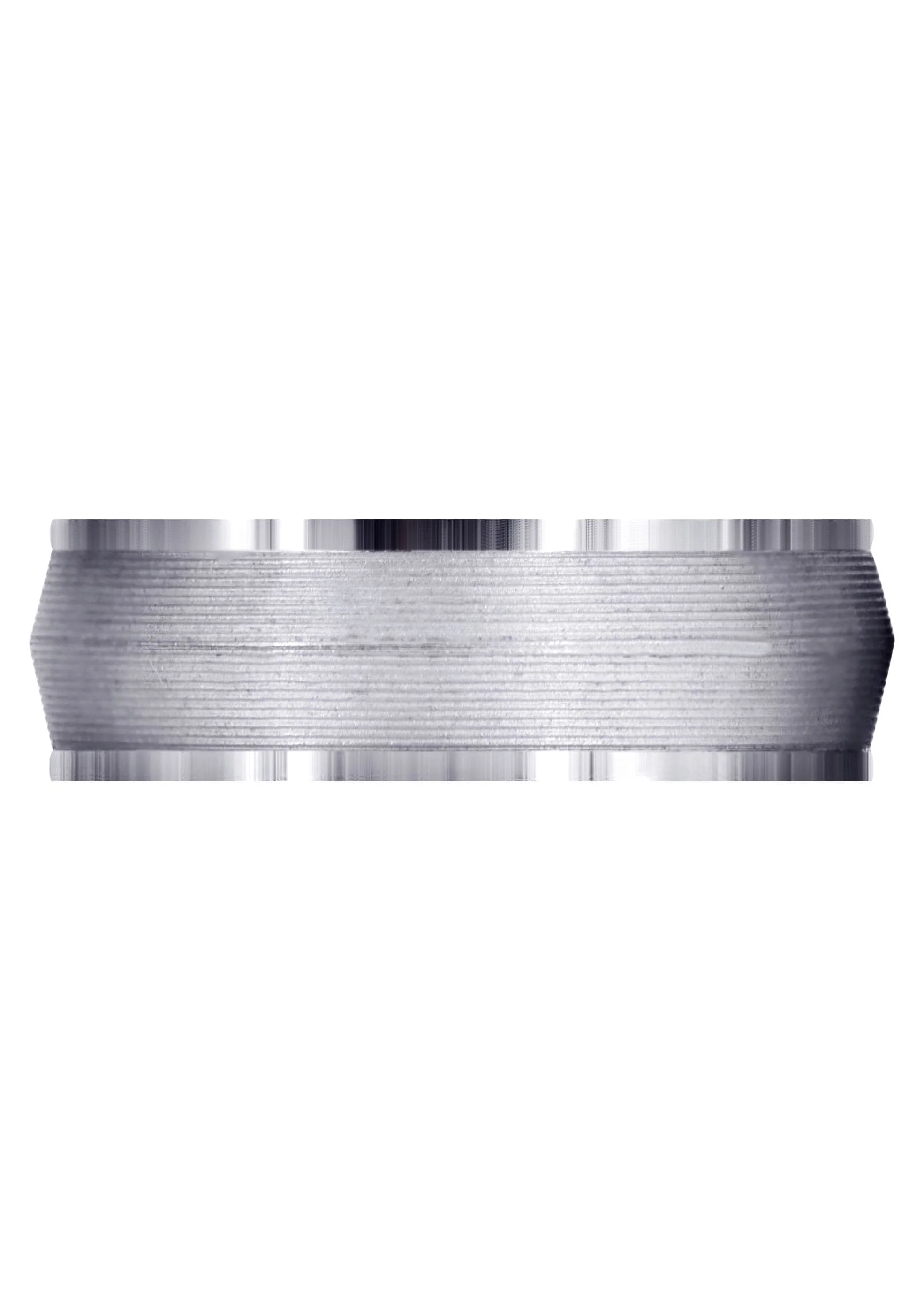 Carved Modern Mens Wedding Band | GB / High Polish Finish (Hudson) - Image 2