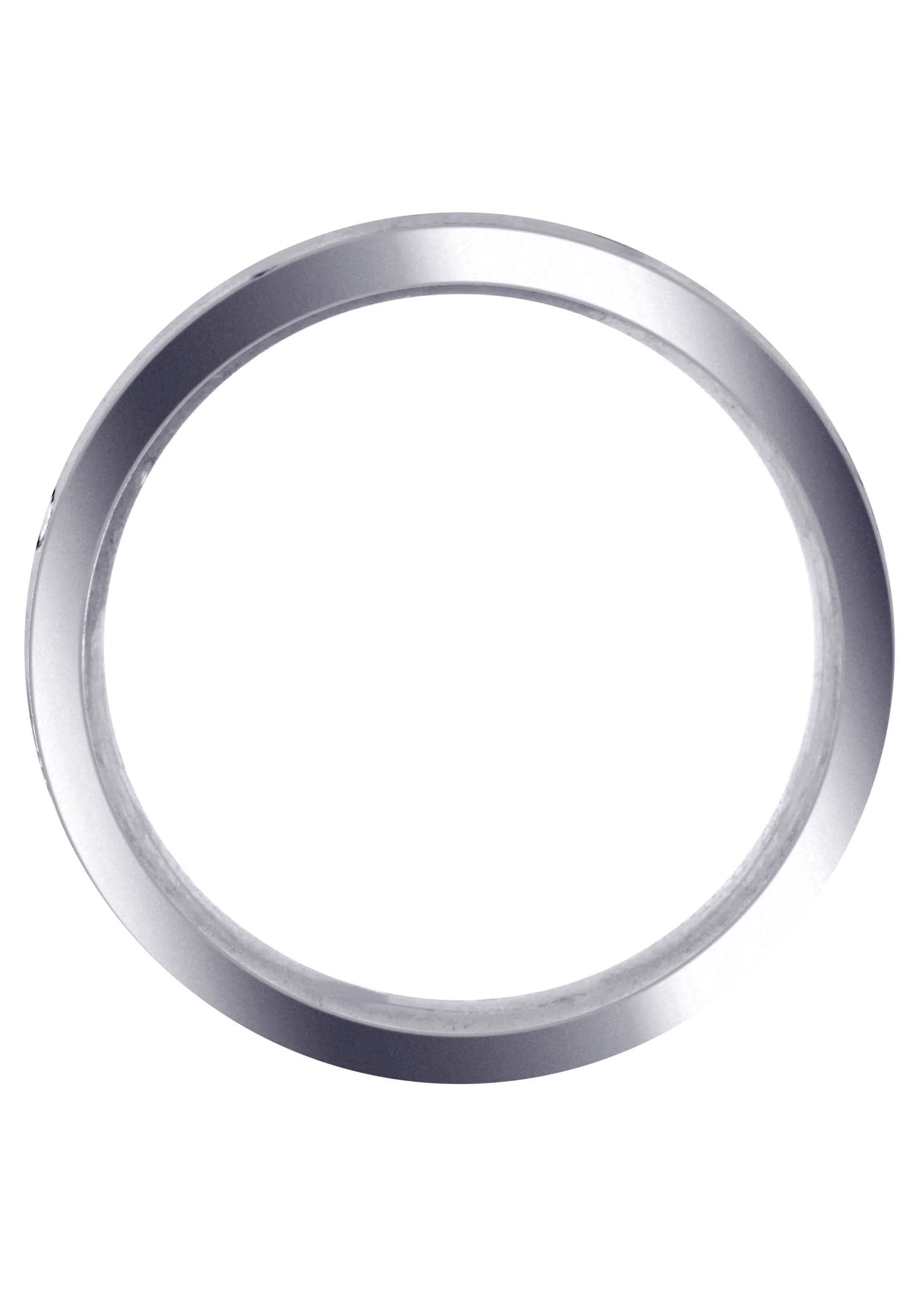 Carved Modern Mens Wedding Band | Satin / Hish Polish Finish (Elijah) - Image 3