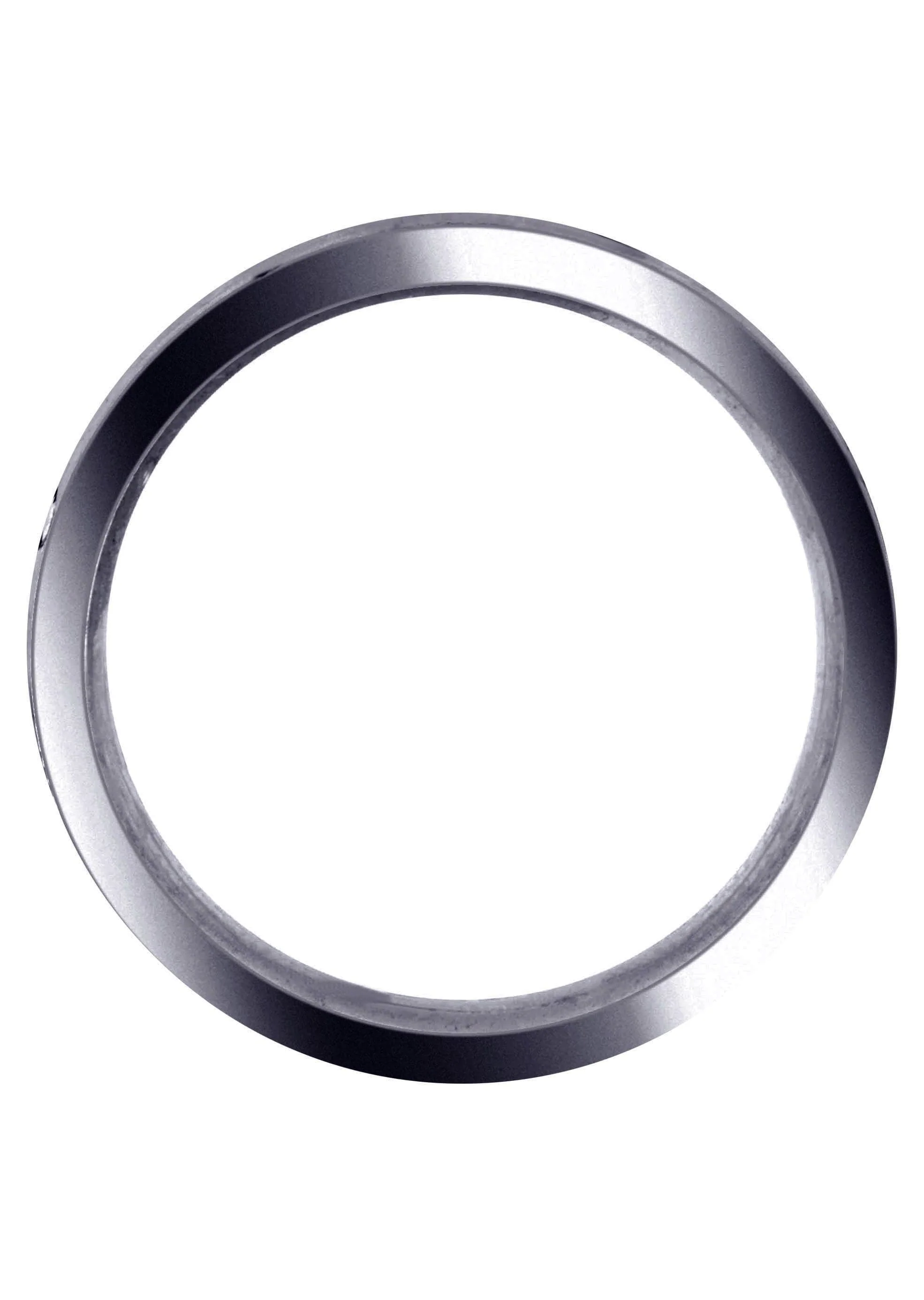 Carved Simple Mens Wedding Band | Sand Blast Finish (Roman) - Image 2