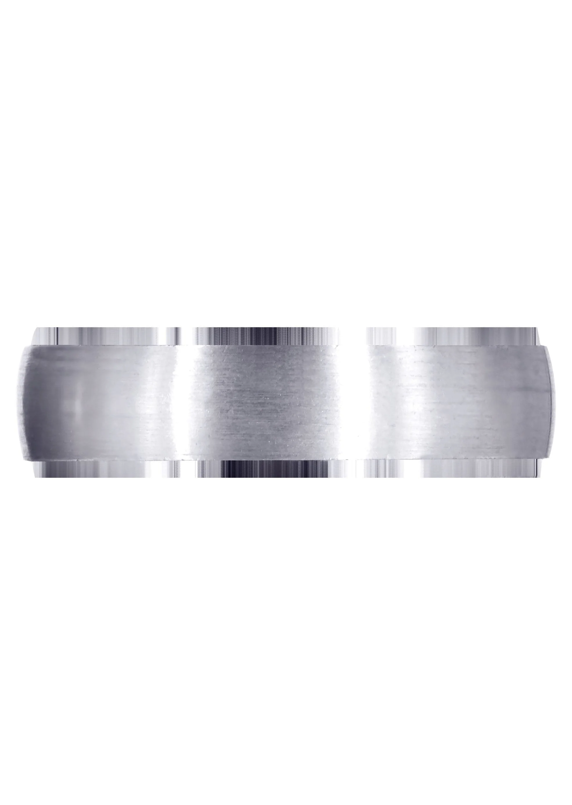 Carved Simple Mens Wedding Band | Satin Finish (Joseph) - Image 2