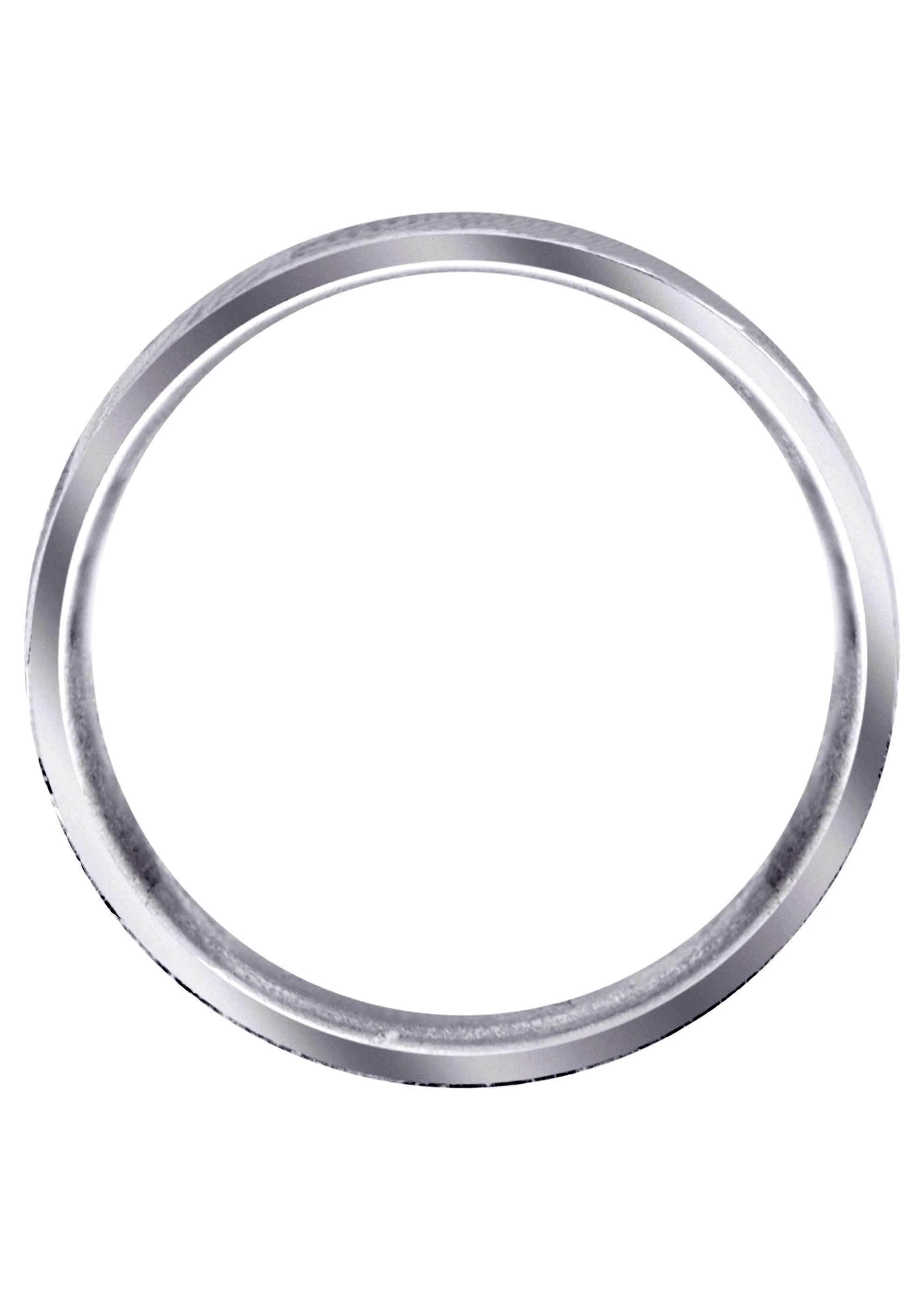 Carved Simple Mens Wedding Band | Satin Finish (Oliver) - Image 3