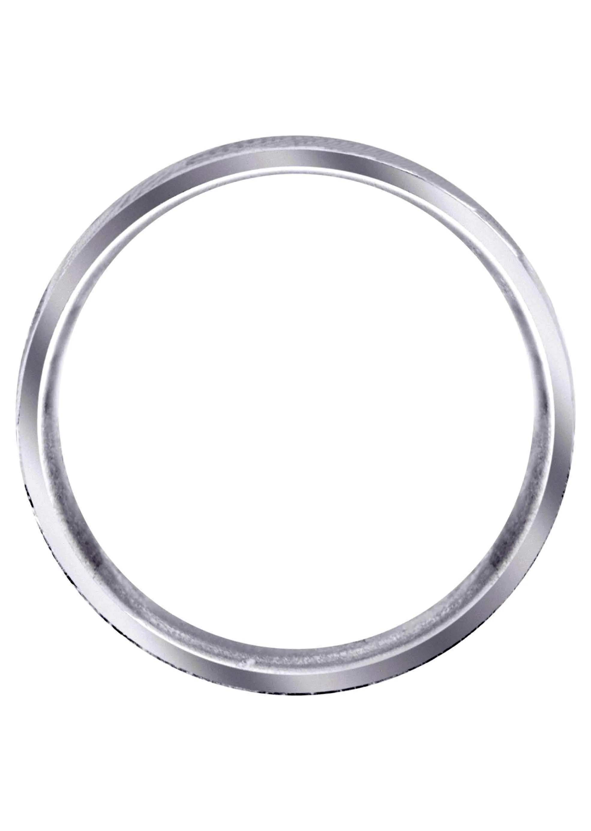Carved Simple Mens Wedding Band | Satin Finish (Matthew) - Image 3