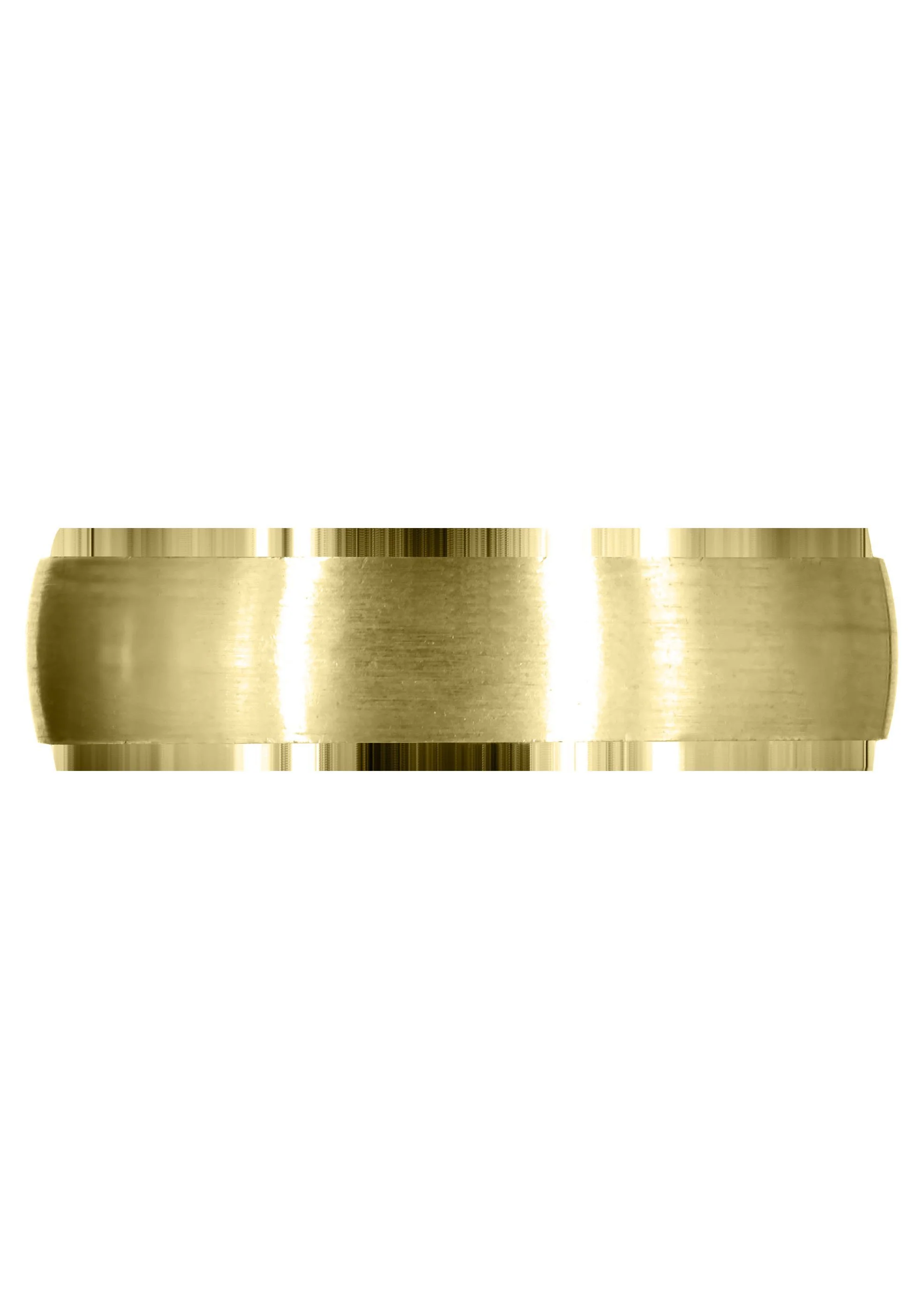 Yellow Gold Carved Simple Mens Wedding Band | Satin Finish (Joseph) - Image 2