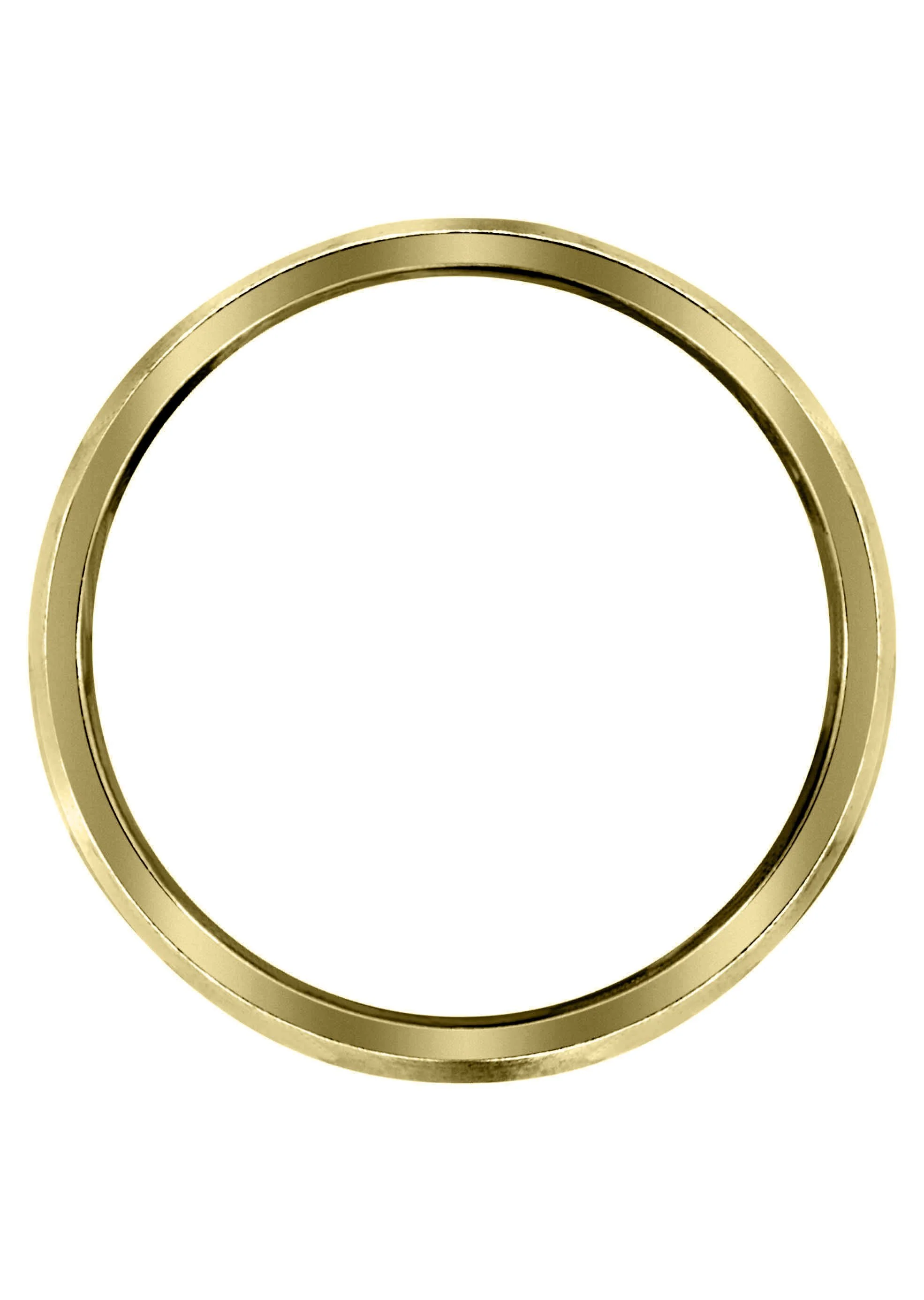 Yellow Gold Carved Simple Mens Wedding Band | Stone Finish (Ryan) - Image 3