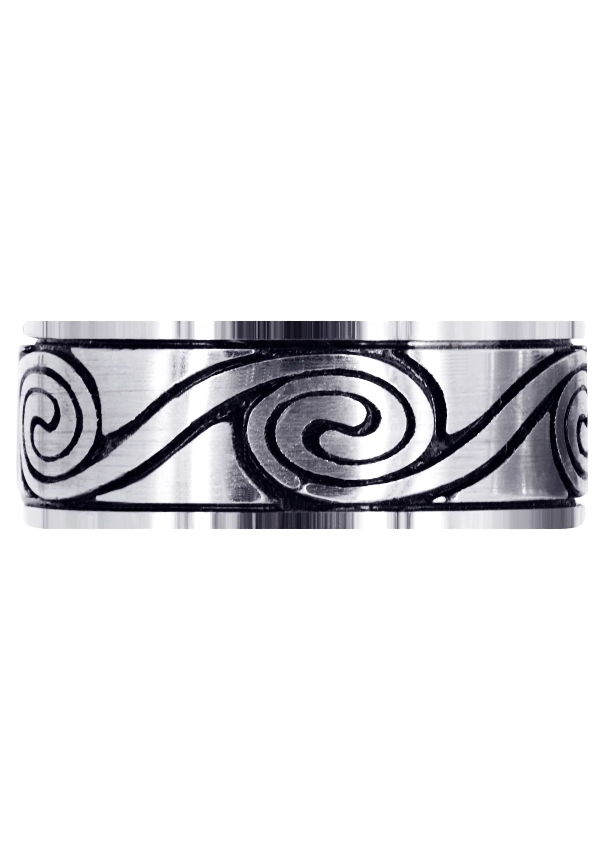 Celtic Unique Mens Wedding Band | High Polish Finish (Maverick) - Image 2