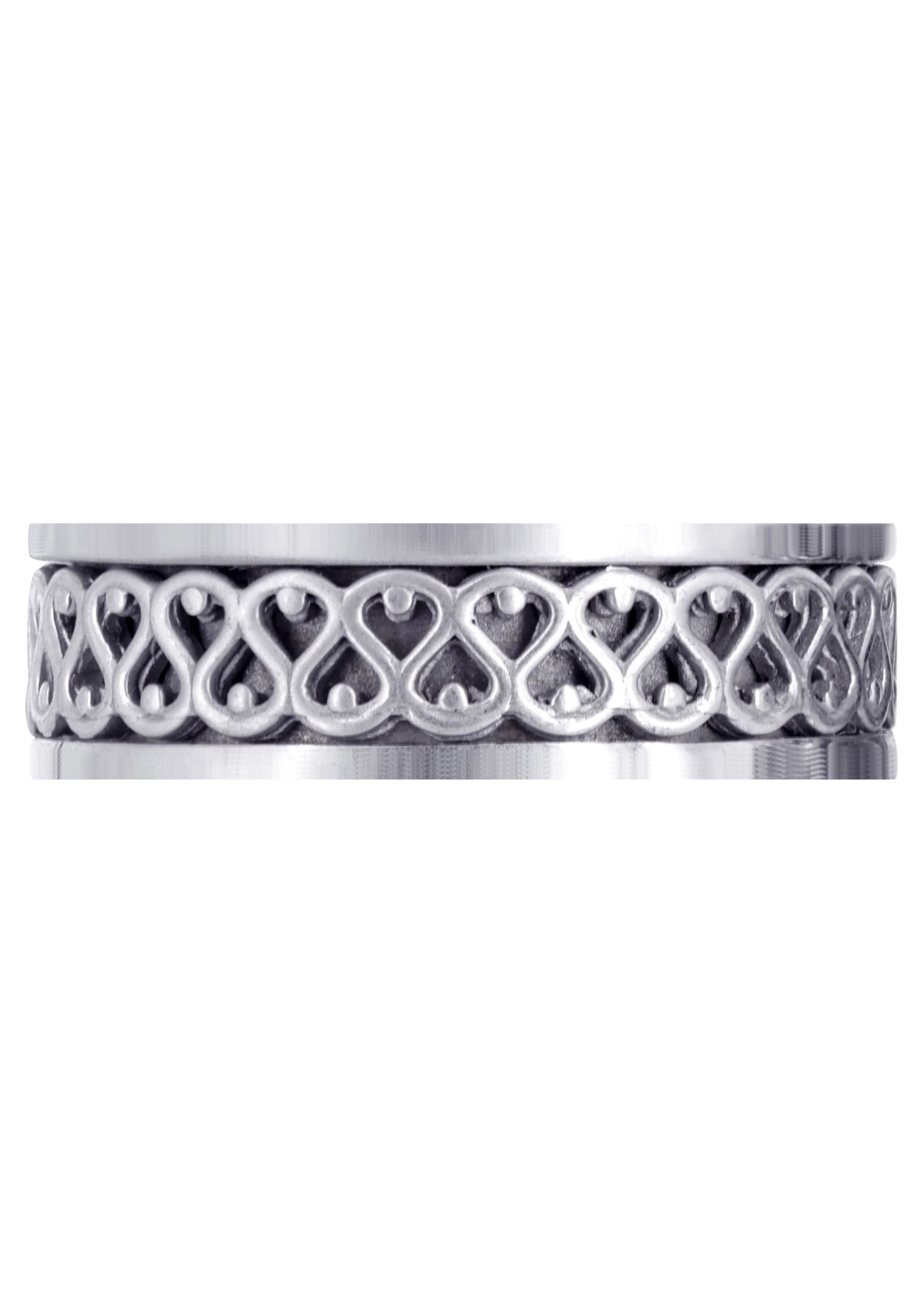 Celtic Mens Wedding Band | High Polish Finish (Silas) - Image 2
