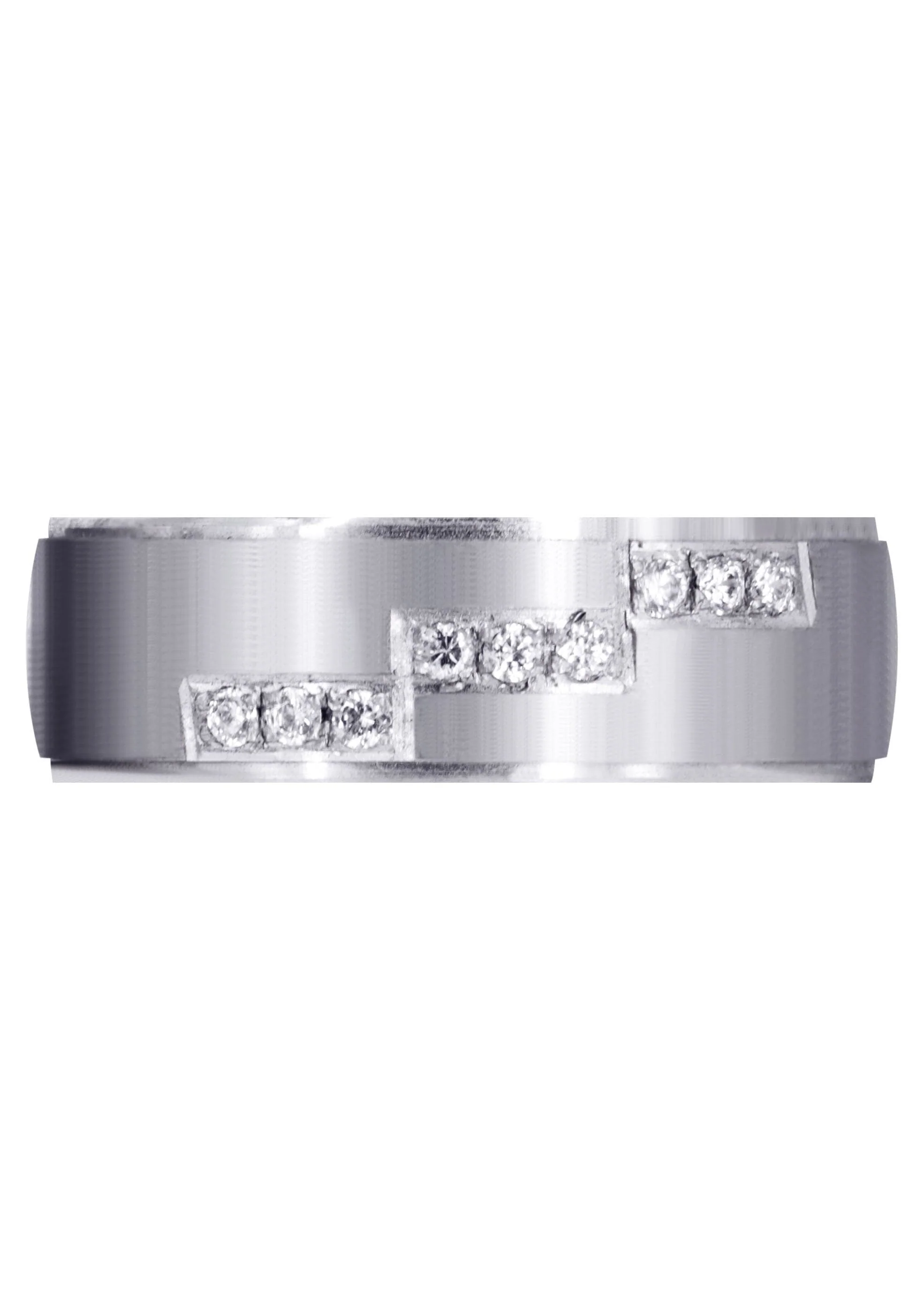 Classic Diamond Mens Wedding Band | 0.135 Carats (Dawson) - Image 2