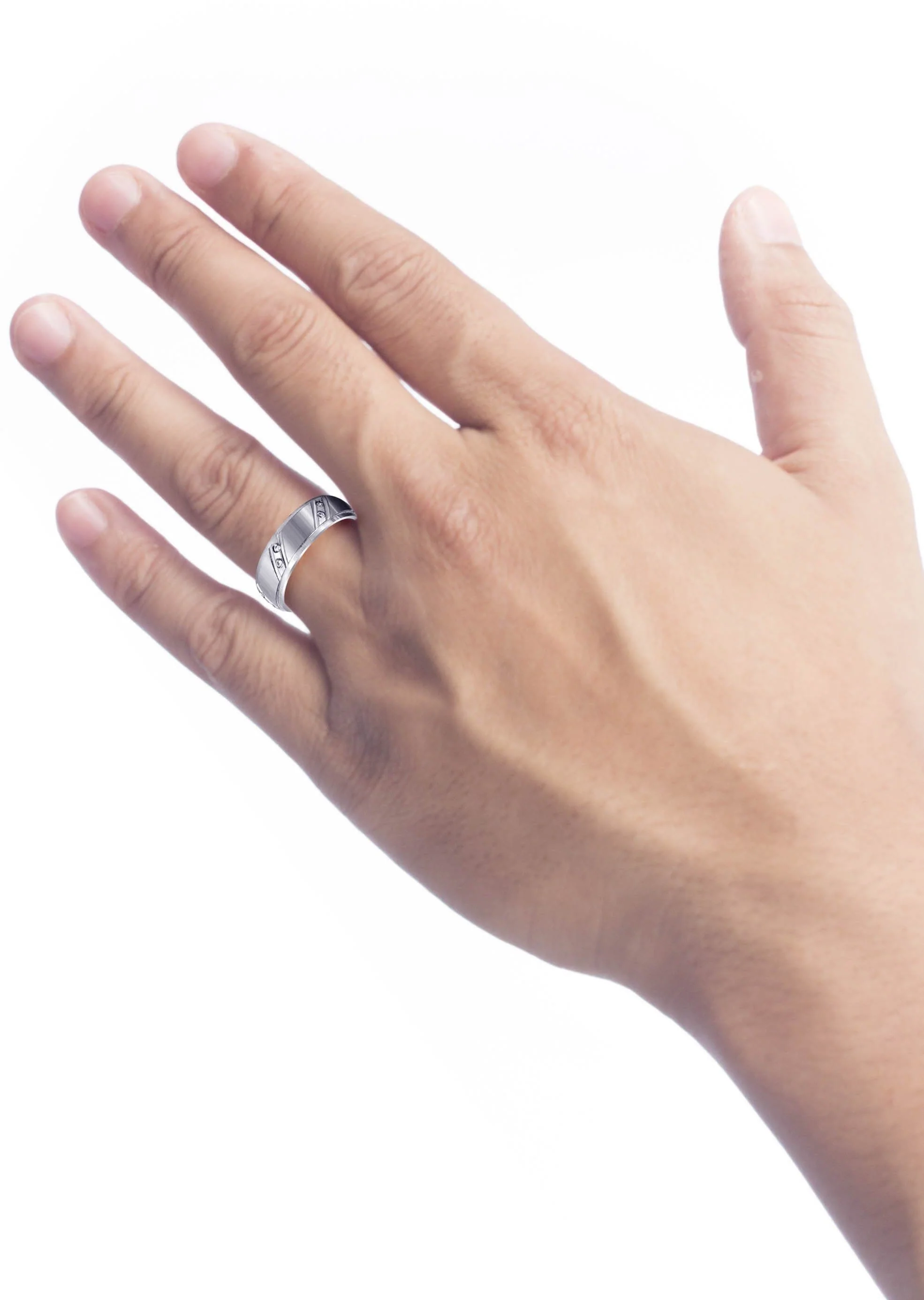 Classic Diamond Mens Wedding Band | 0.18 Carats (Messiah) - Image 4