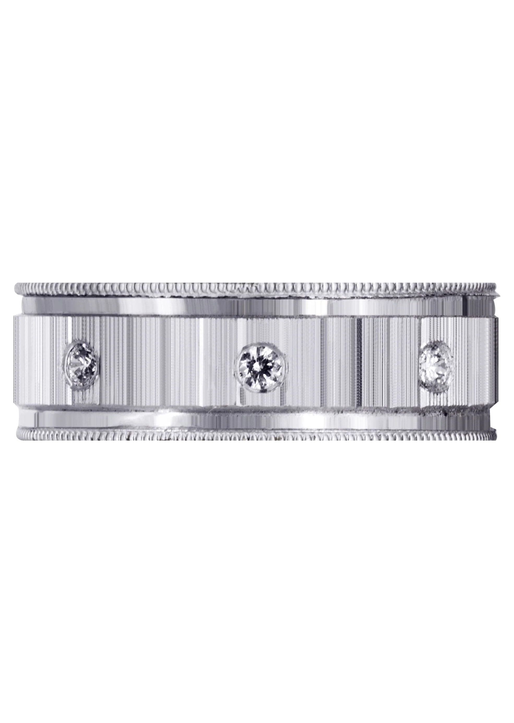 Classic Diamond Mens Wedding Band | 0.4 Carats (Collin) - Image 2