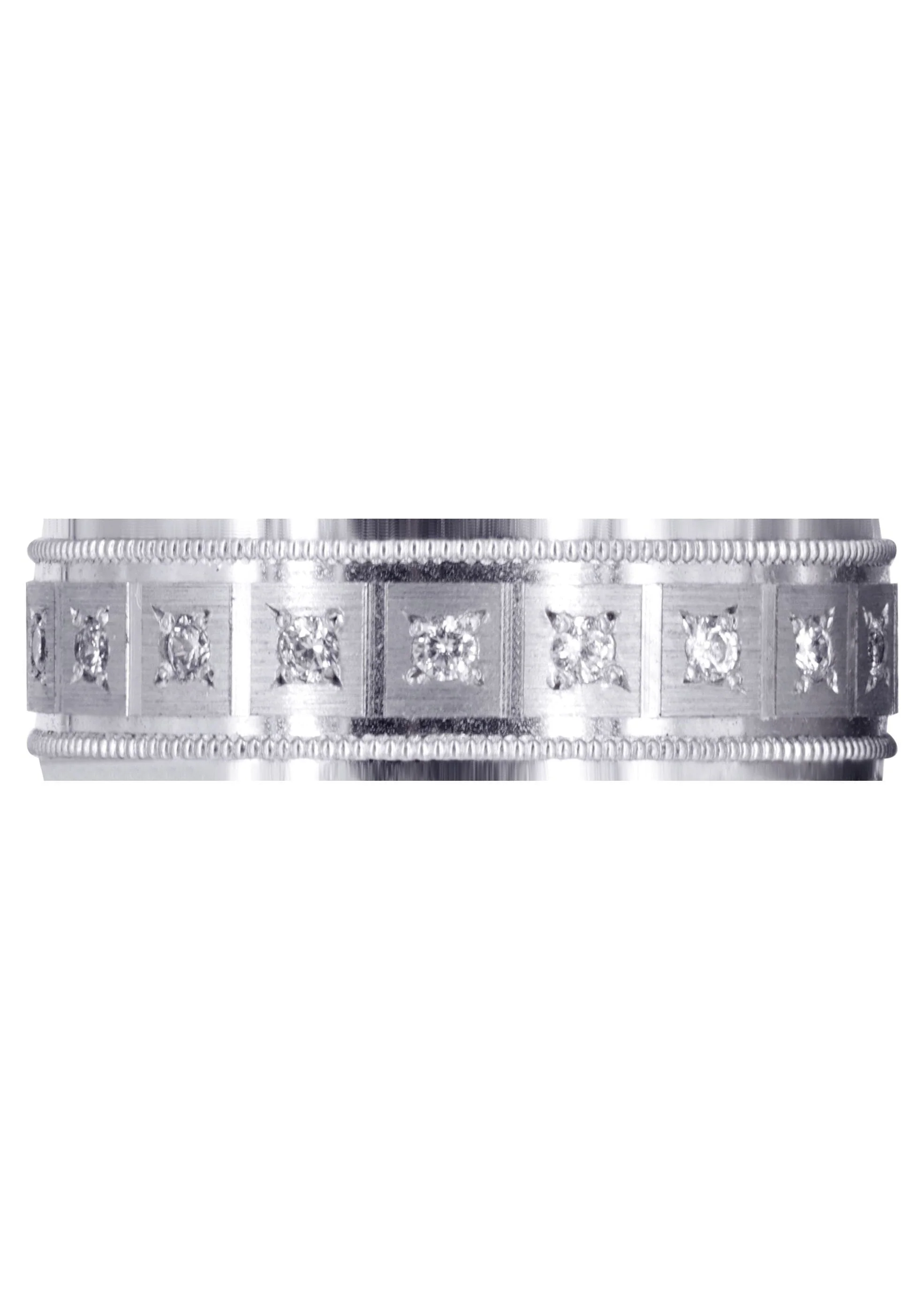 Classic Diamond Mens Wedding Band | 0.4 Carats (River) - Image 2