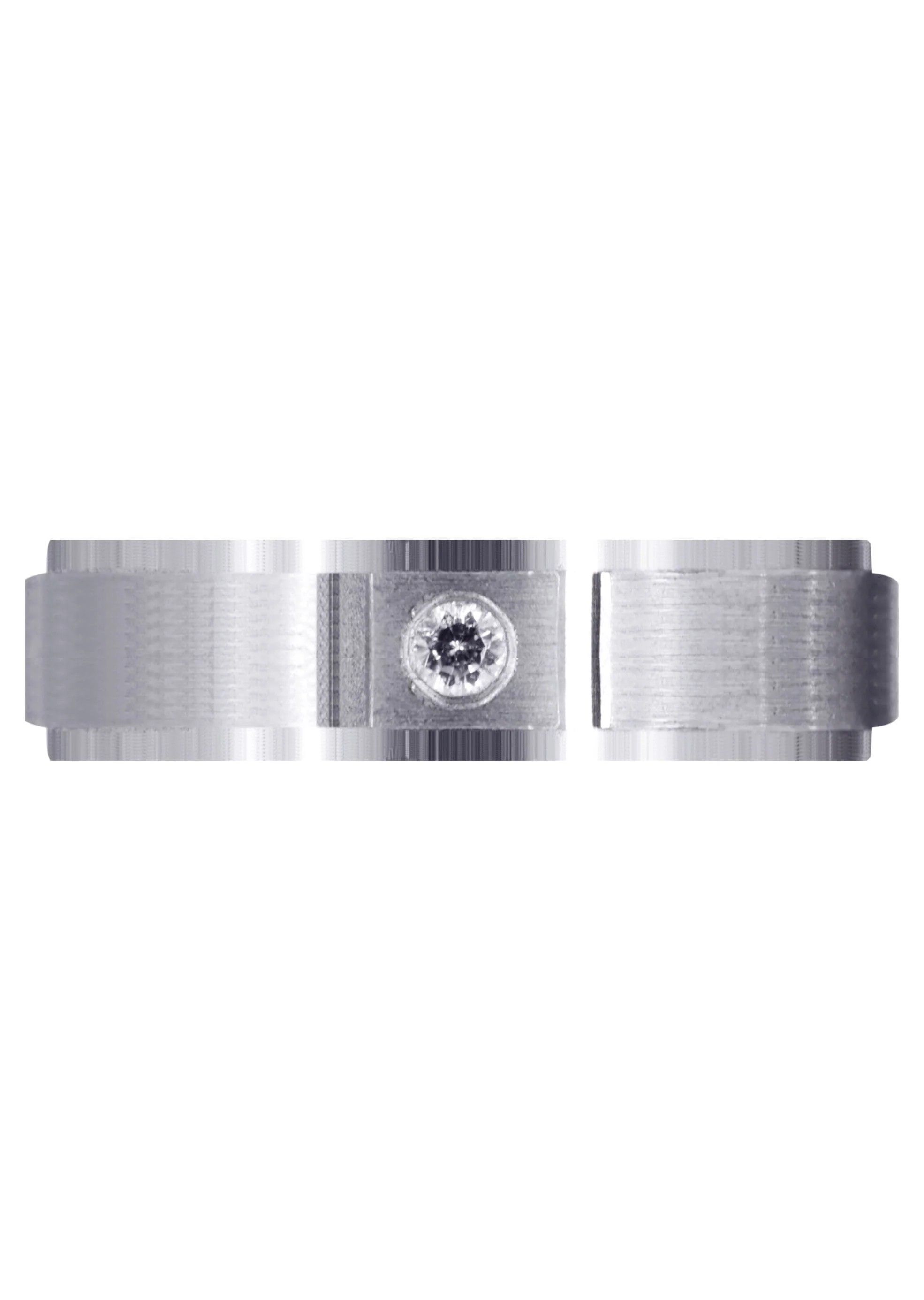Contemporary Diamond Mens Wedding Band | 0.05 Carats (Francisco) - Image 2