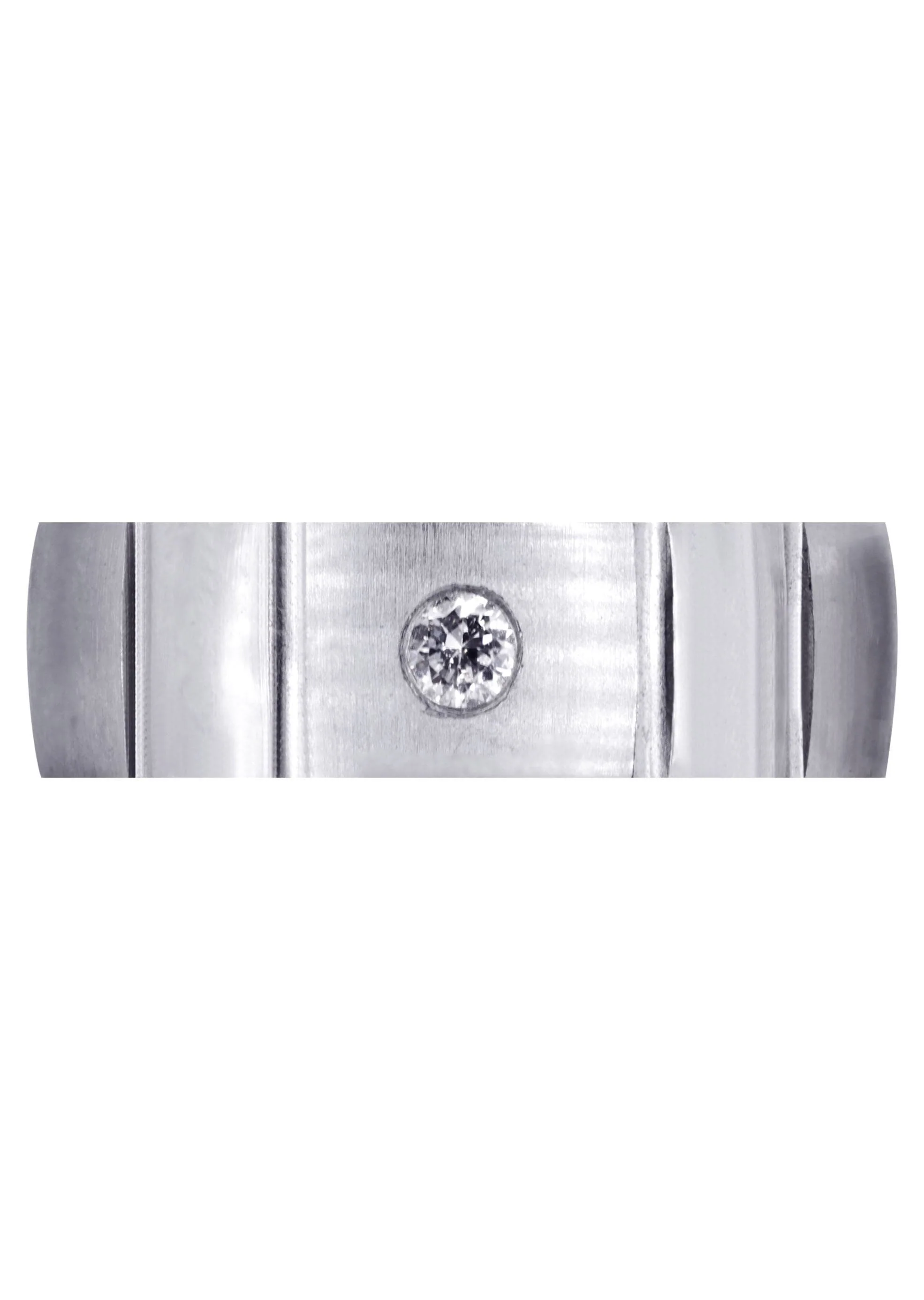 Contemporary Diamond Mens Wedding Band | 0.12 Carats (Dallas) - Image 2