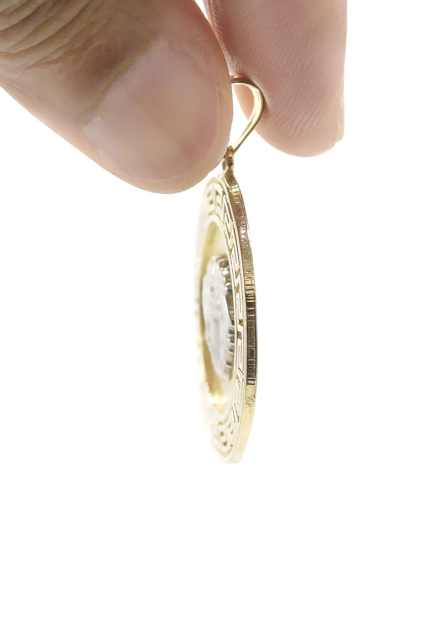 10K Gold Medusa Head Pendant | 7.2 Grams - Image 5