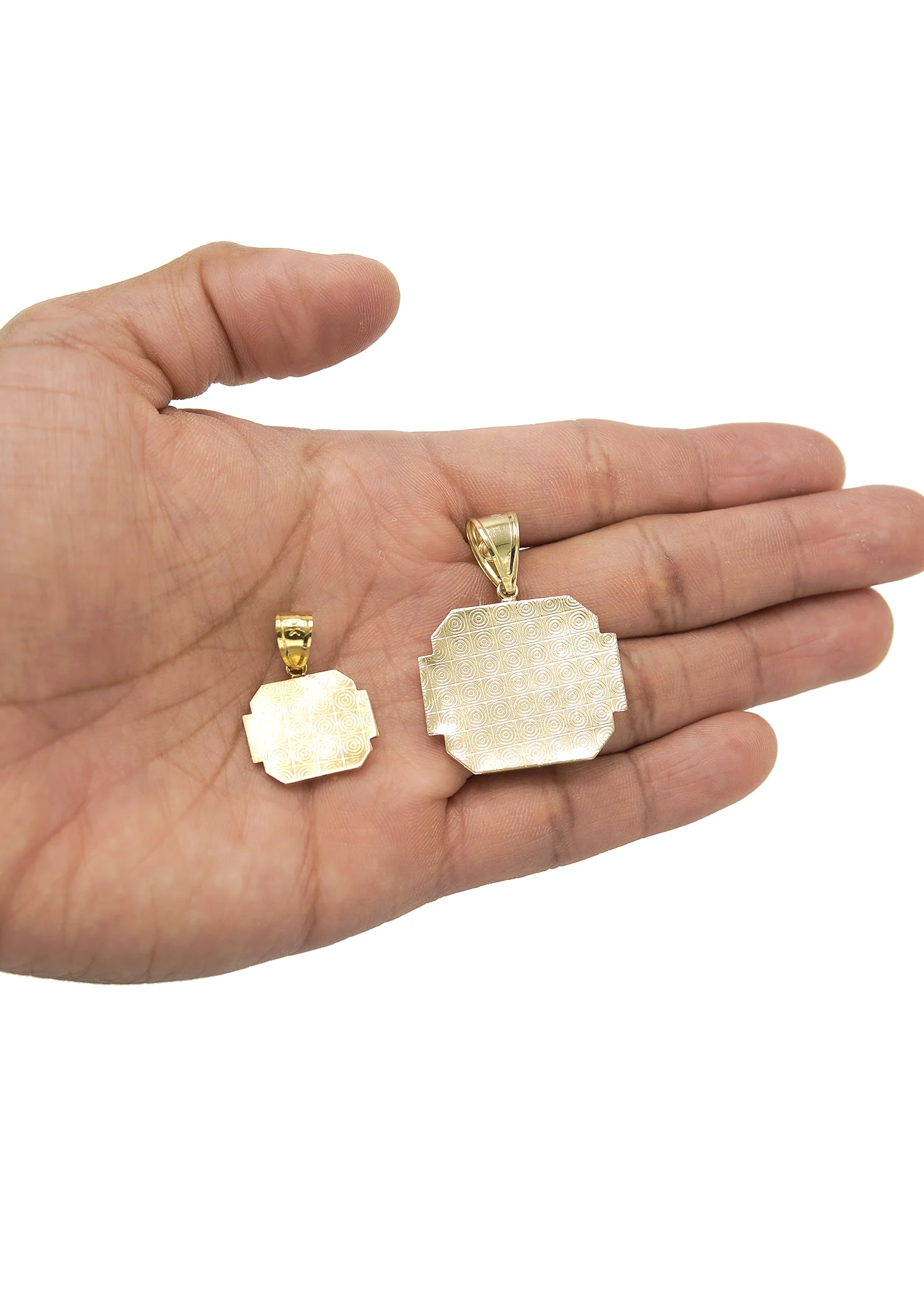 10K Gold Medusa Head Pendant | Customizable Size - Image 4