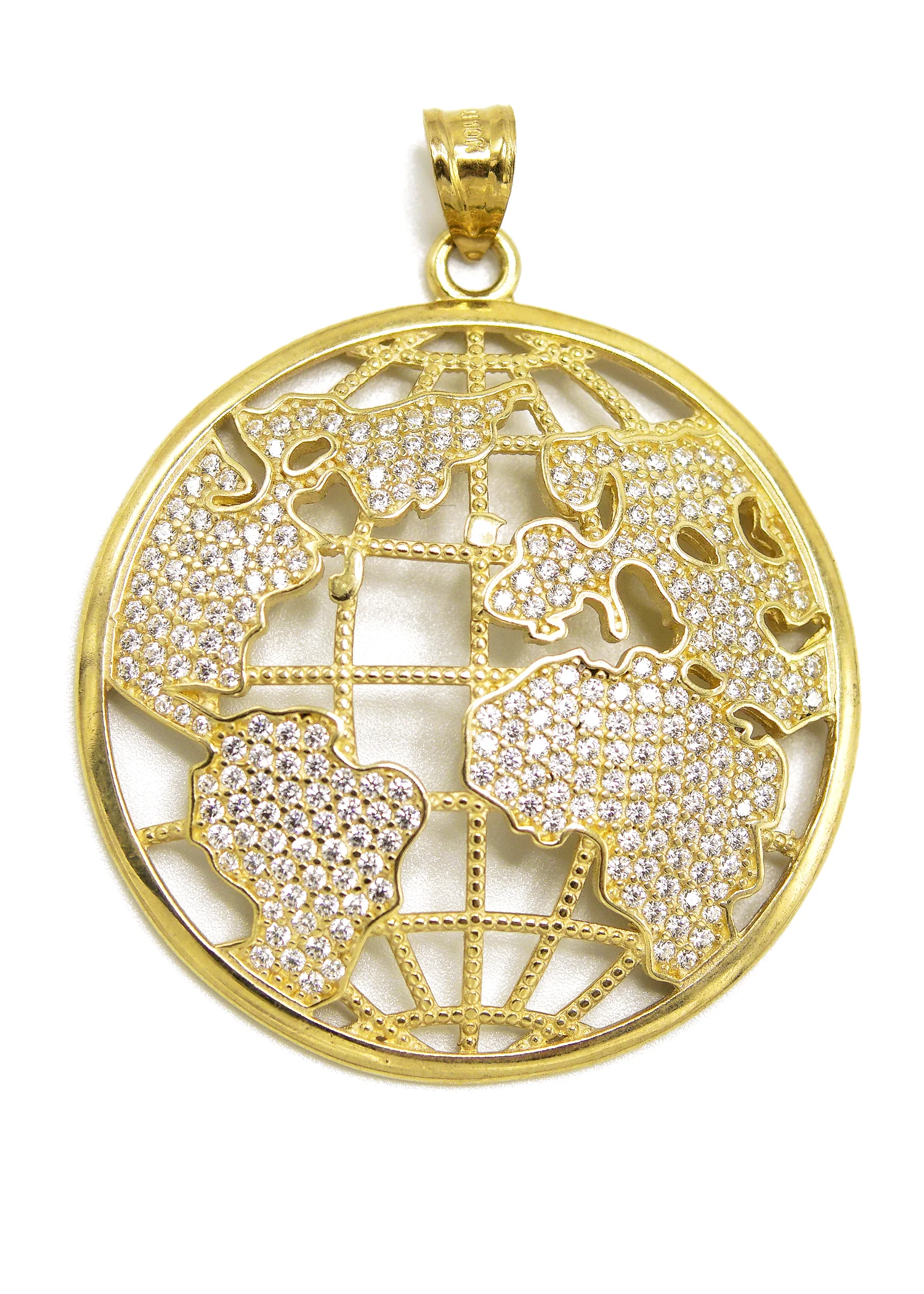 10KGold World Pendant Gold | 10 Grams
