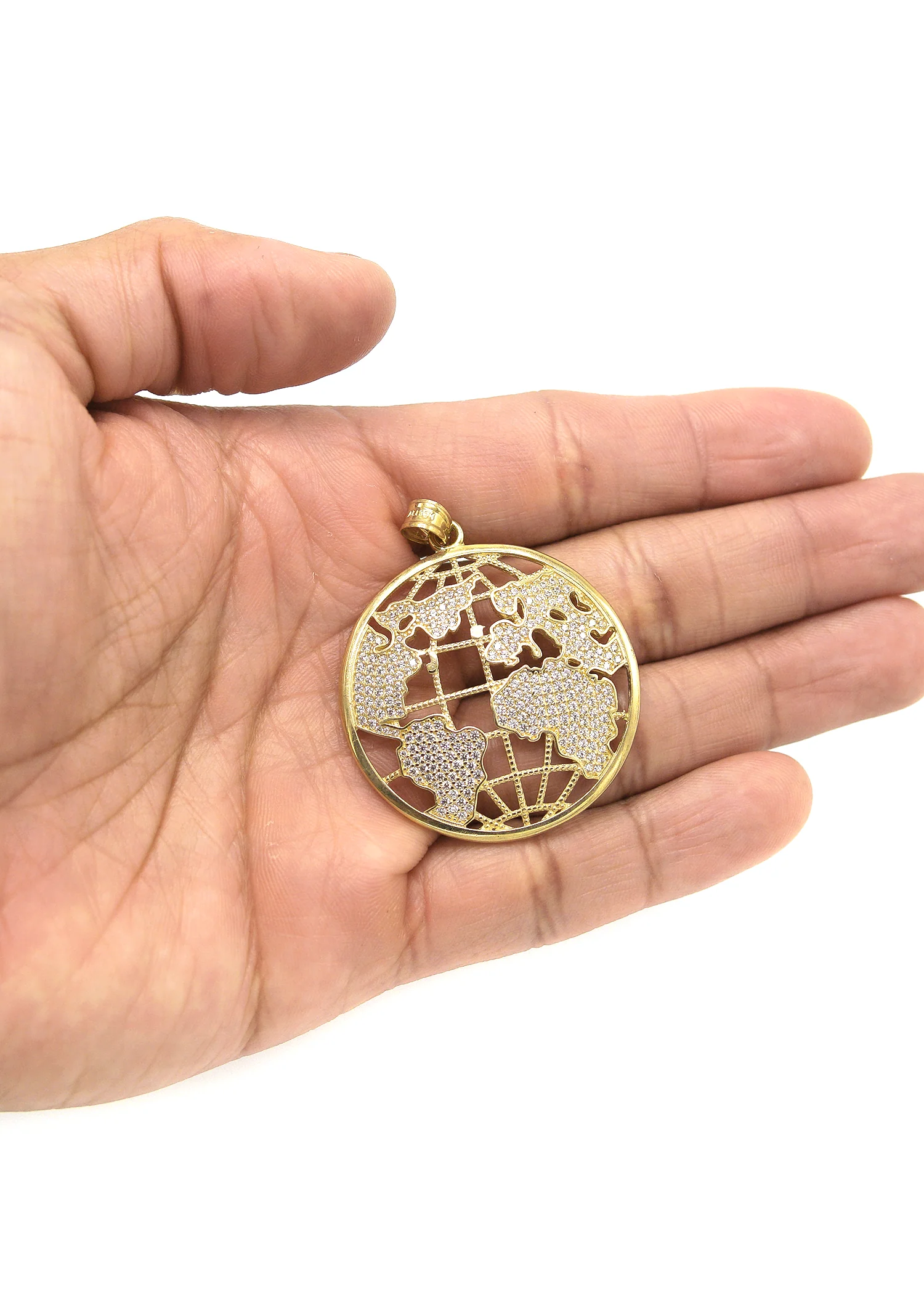 10KGold World Pendant Gold | 10 Grams - Image 3