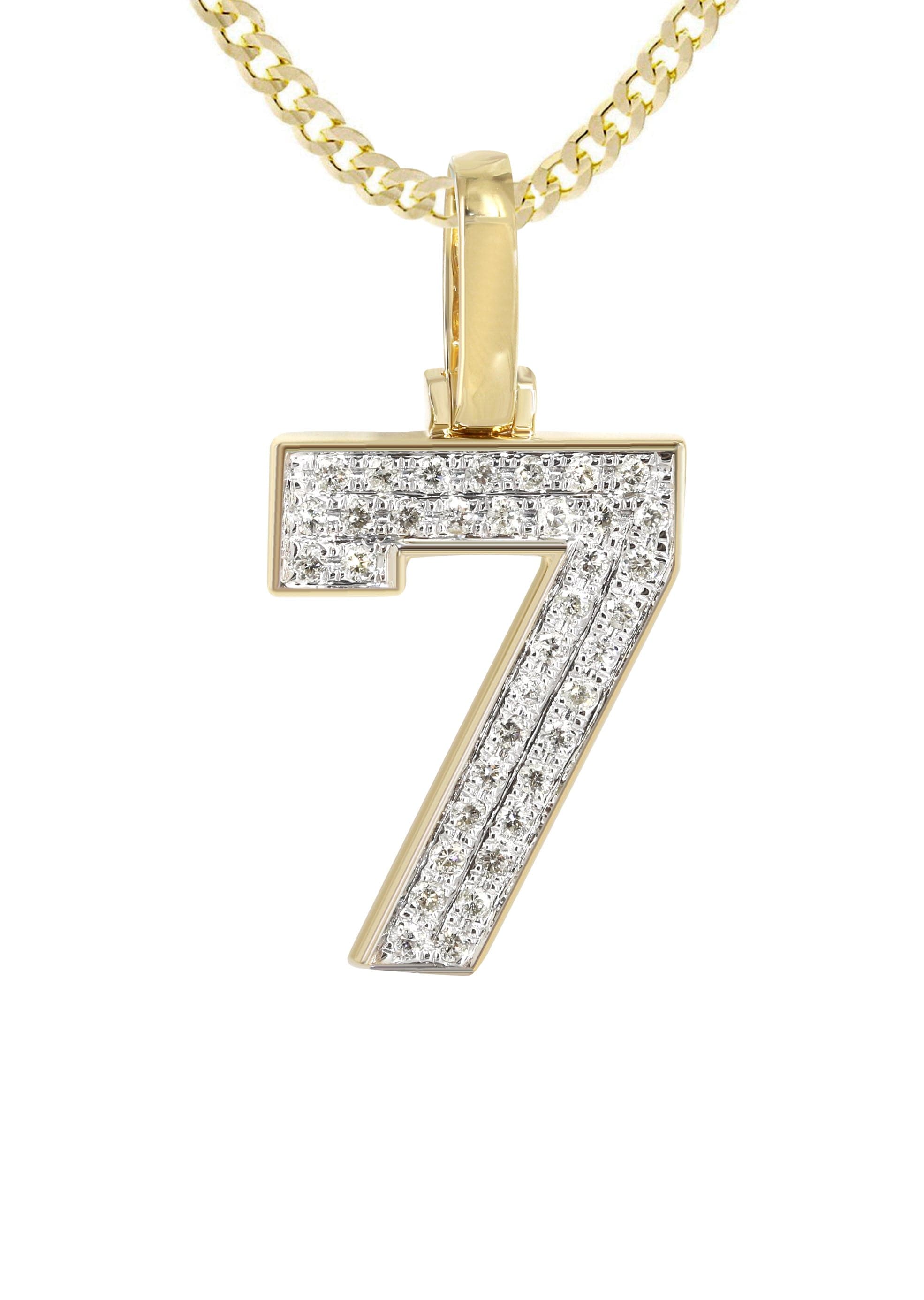 #7 Diamond Pendant Necklace | 0.28 Carats - Image 2