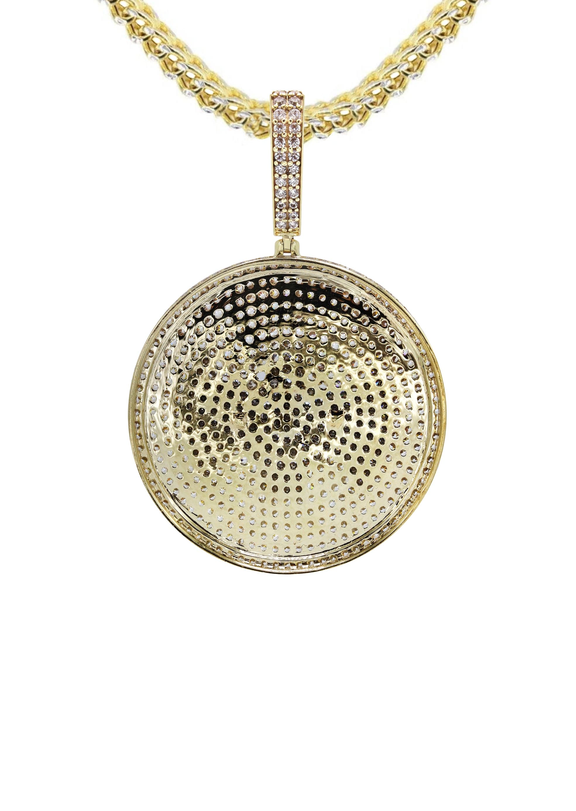 10K Yellow Gold Batman Sign Necklace | Appx. 20.6 Grams - Image 3