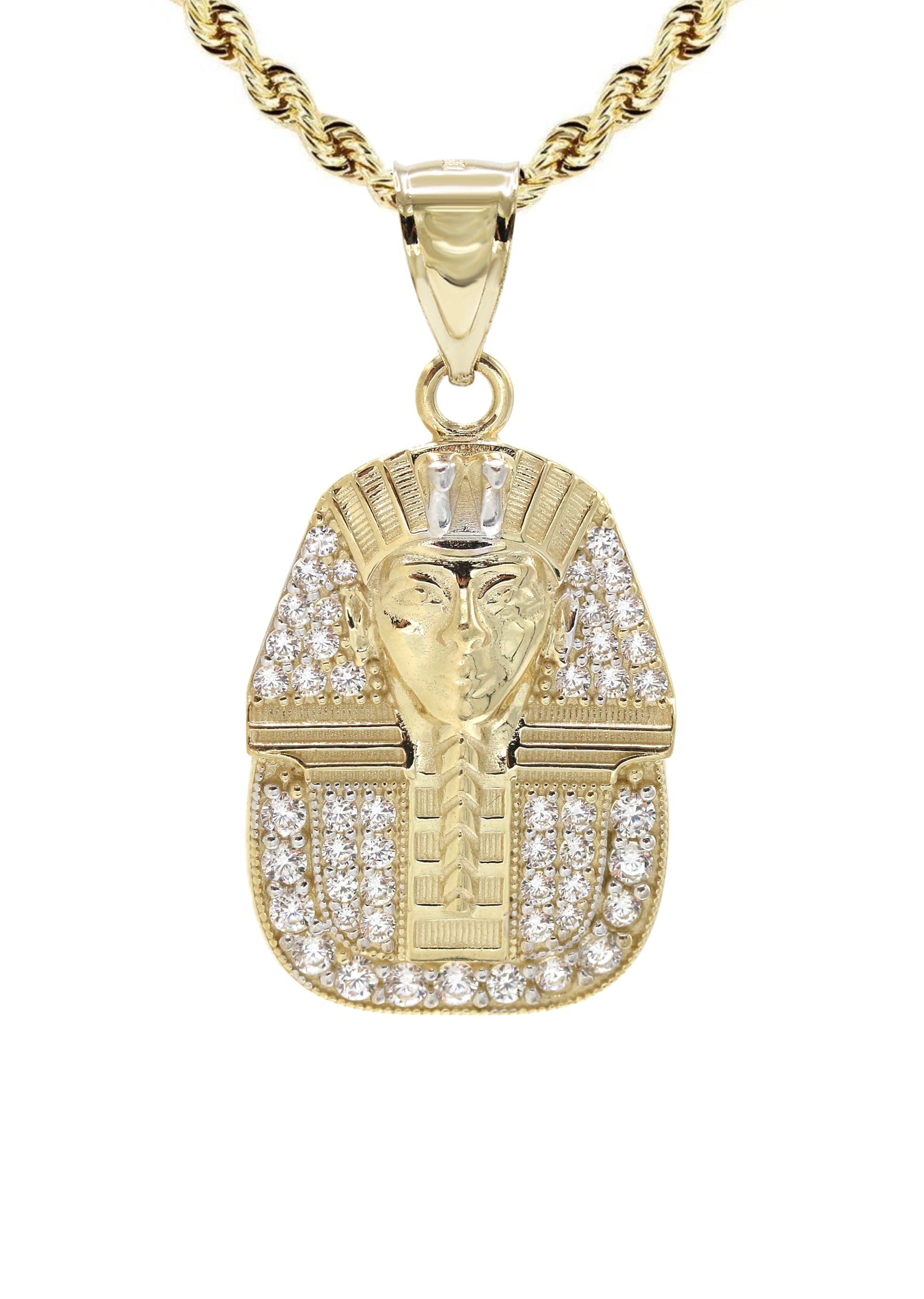 10K Yellow Gold Pharaoh Necklace | Appx. 15.6 Grams - Image 2