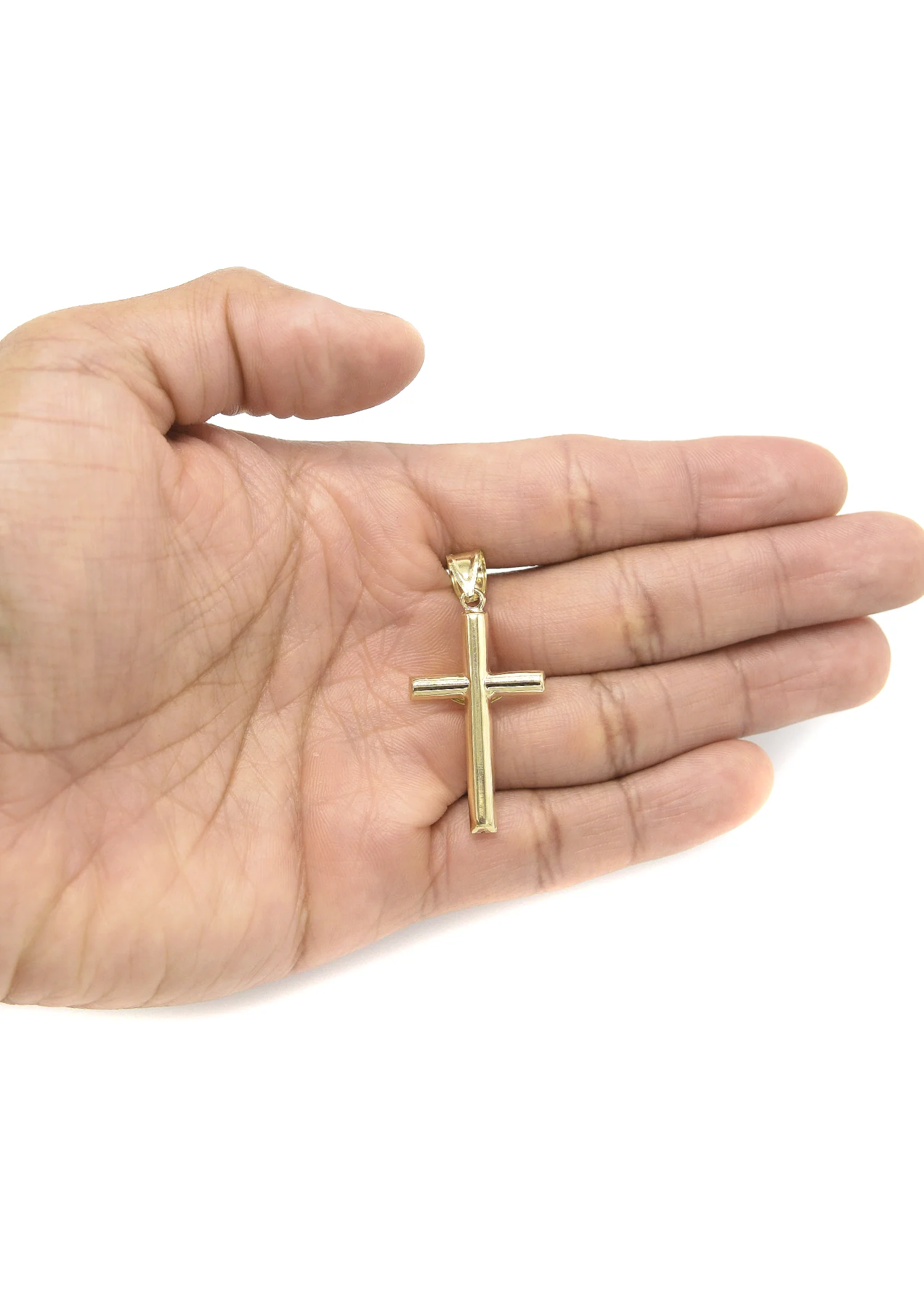 10K Gold Crucifix Pendant | 2 Grams - Image 4