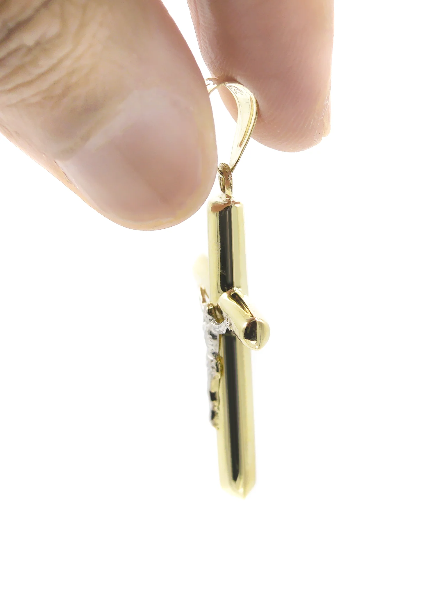 10K Gold Crucifix Pendant | 2 Grams - Image 5