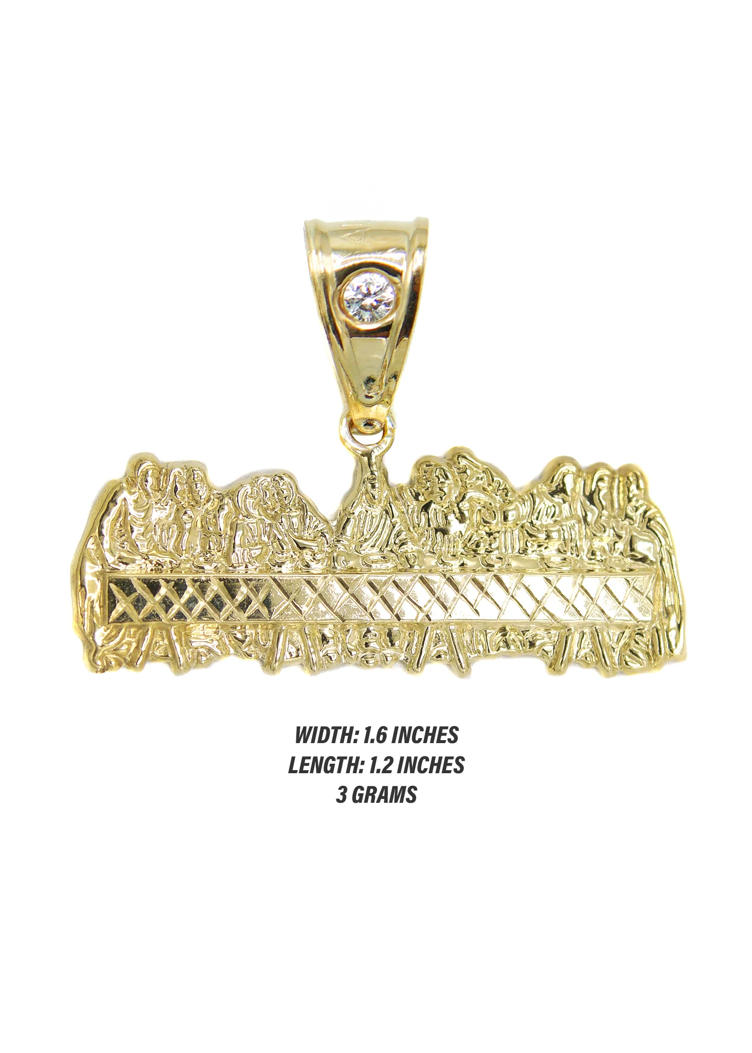 10K Gold Last Supper Pendant | 3 Grams - Image 2