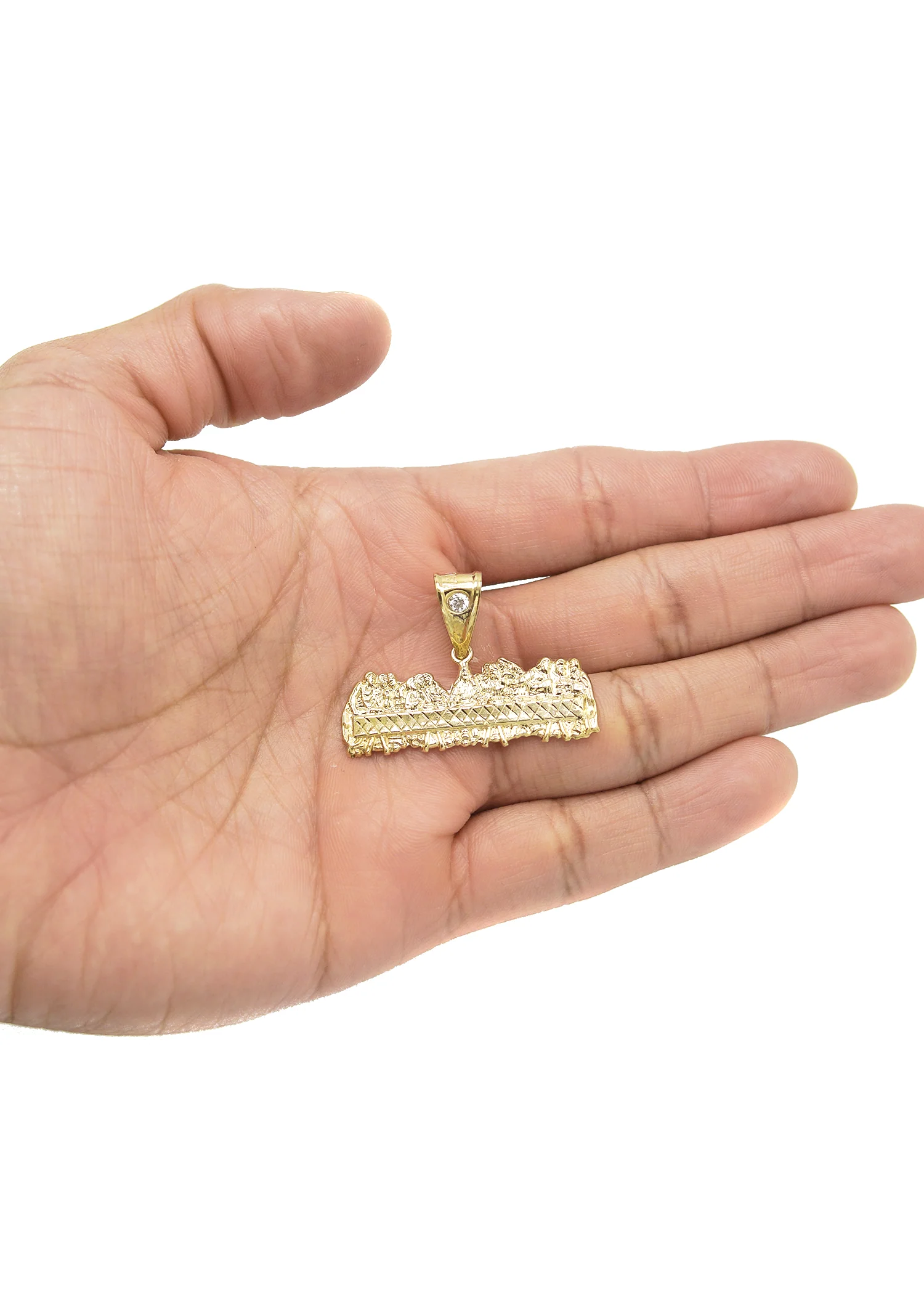 10K Gold Last Supper Pendant | 3 Grams - Image 3