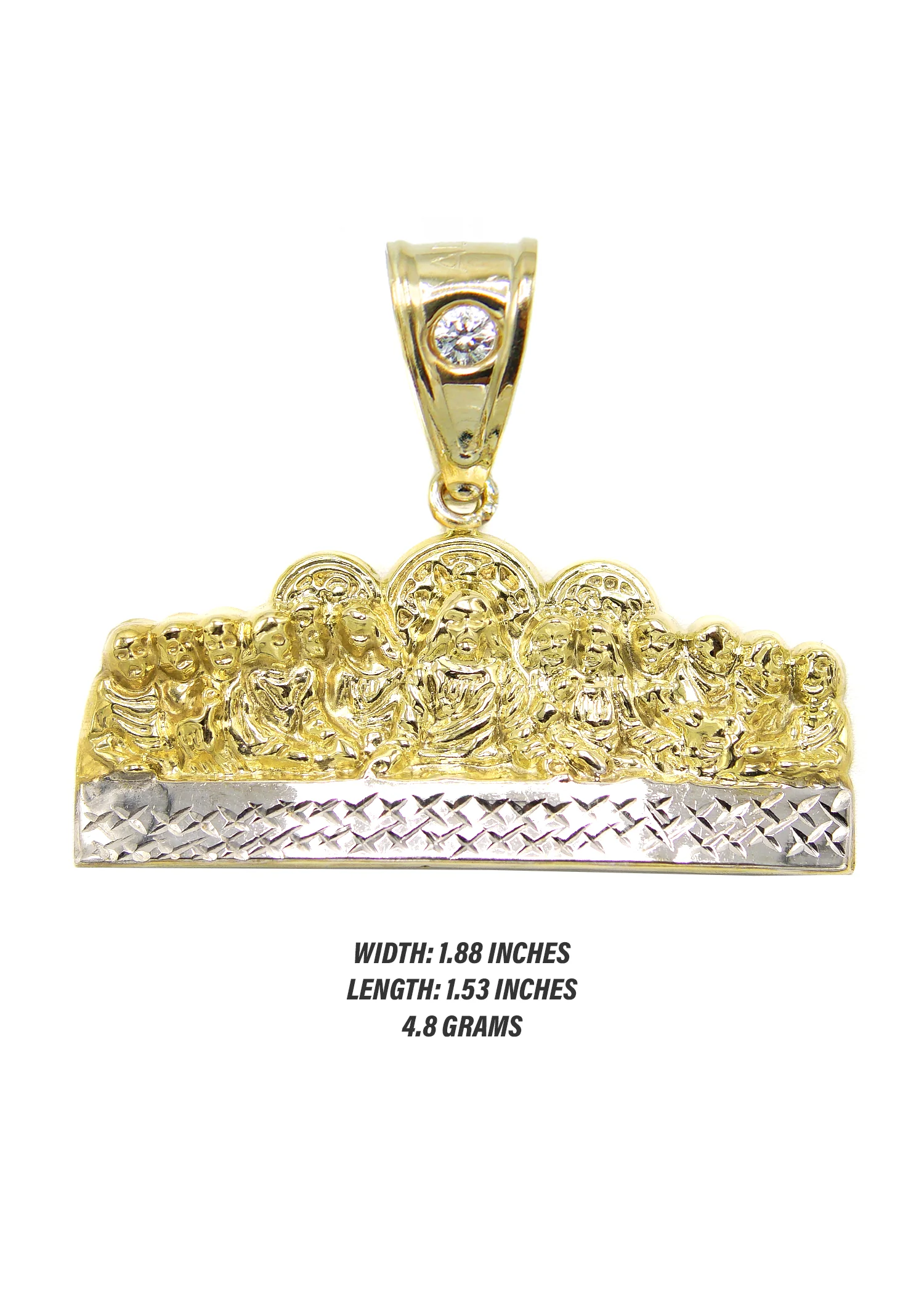 10K Gold Last Supper Pendant | 4.8 Grams - Image 2