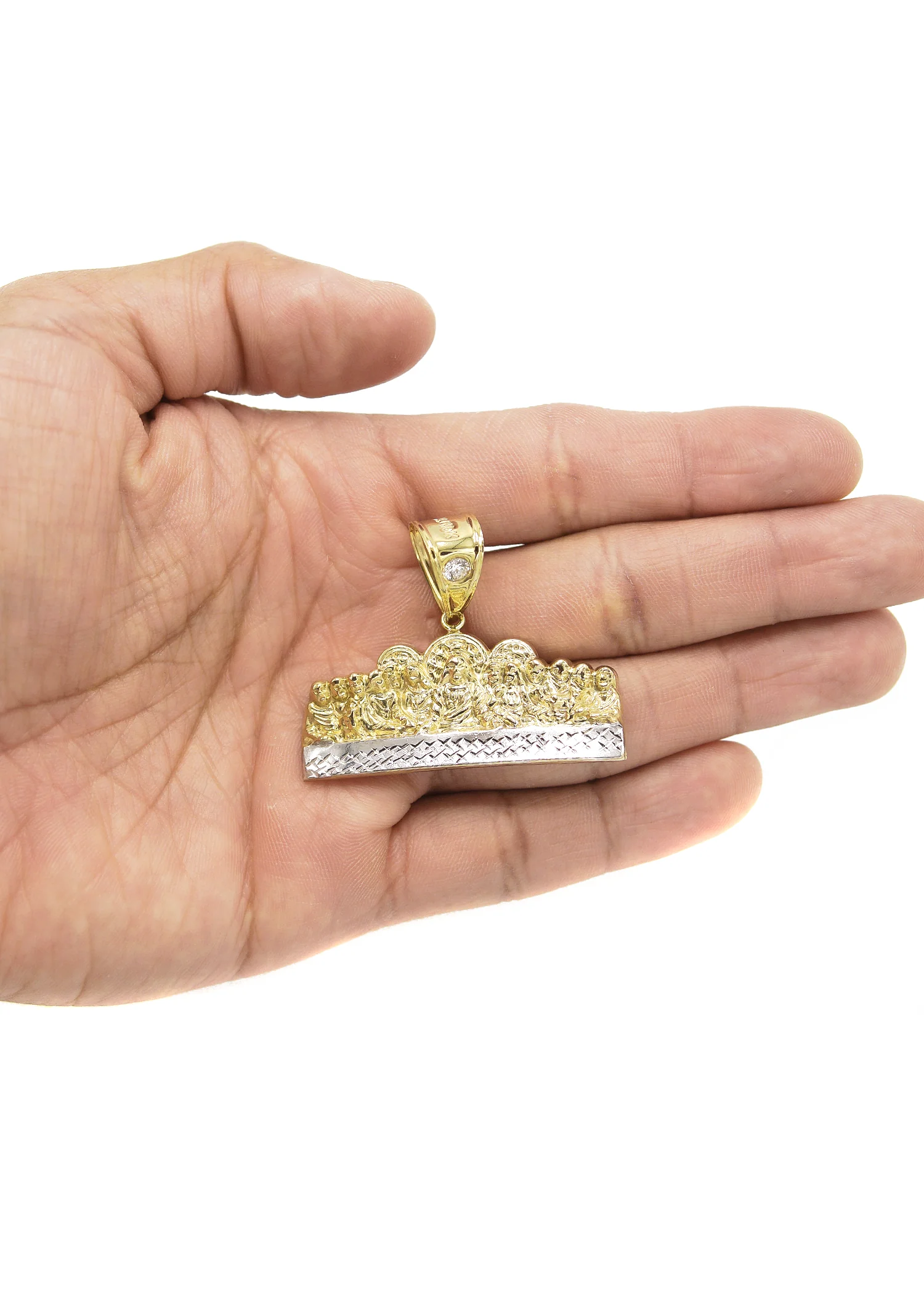 10K Gold Last Supper Pendant | 4.8 Grams - Image 3
