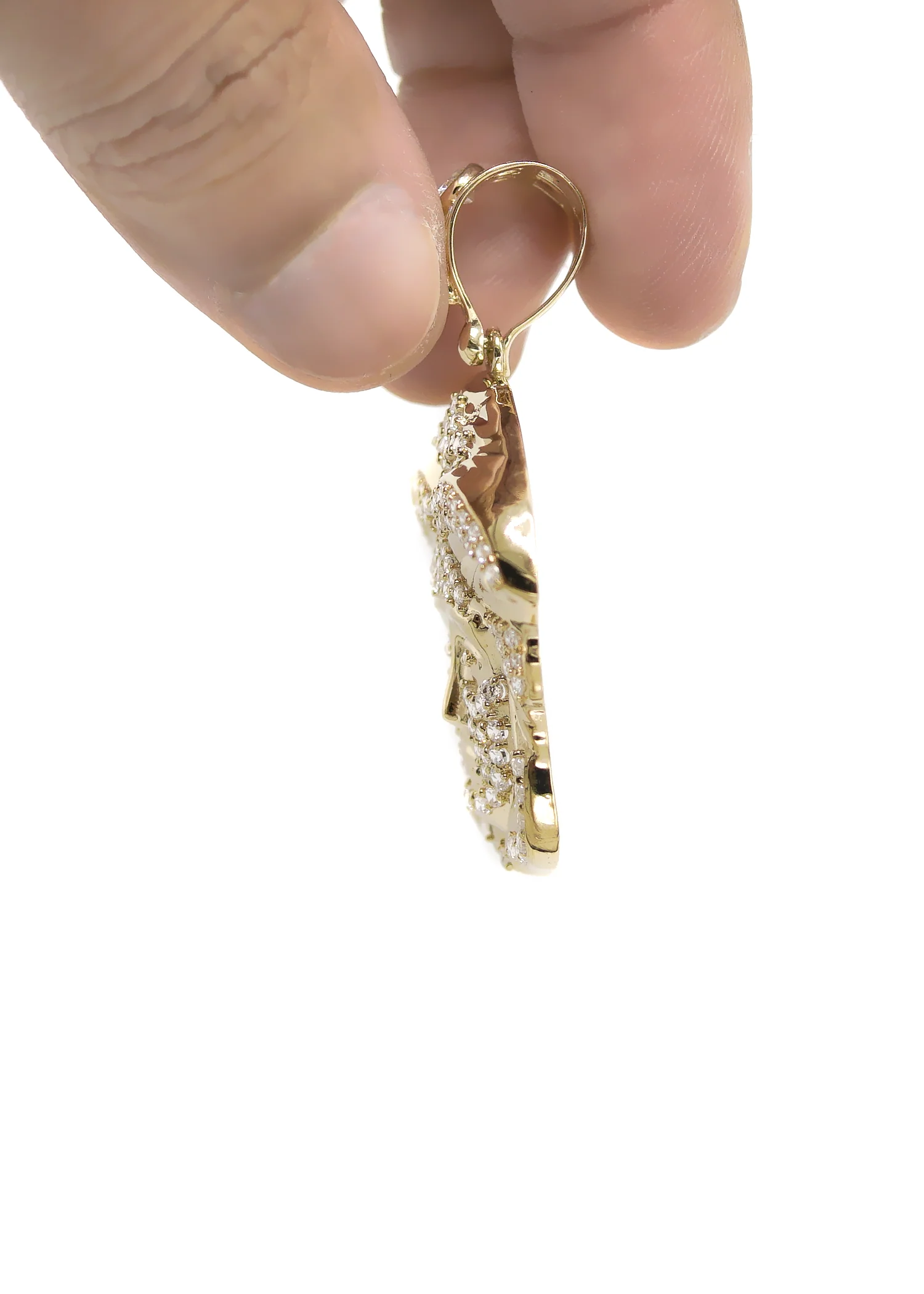 10K Yellow Gold Medusa Style Pendant | 8.7 Grams - Image 5