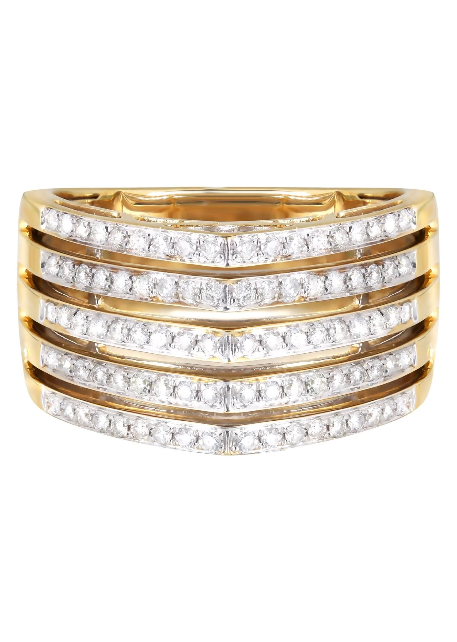 14K Ladies Diamond Cocktail Ring | 0.59 Carats | 6.15 Grams