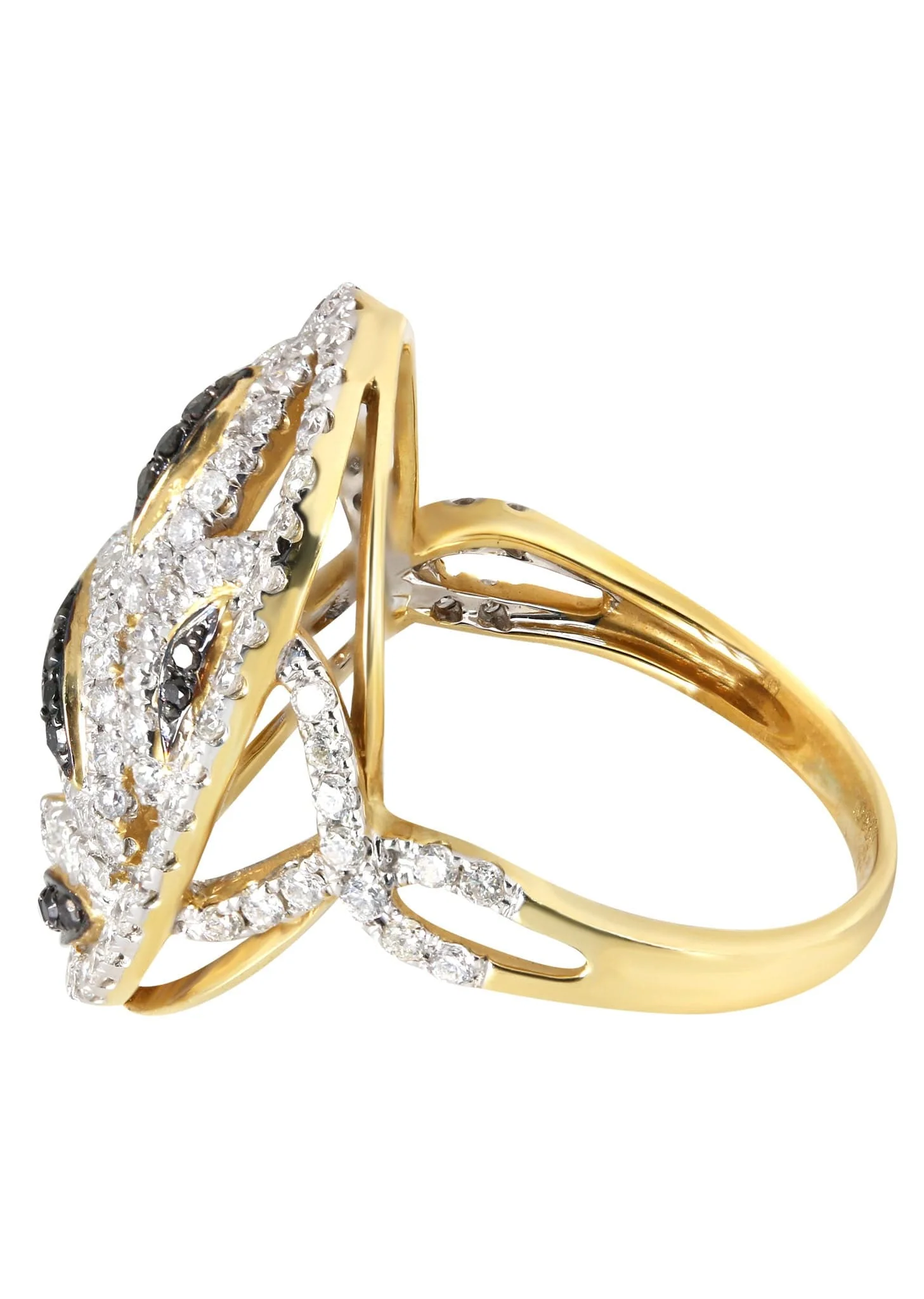 14K Ladies Black Diamond Cocktail Ring | 1.27 Carats  6.13 Grams - Image 2