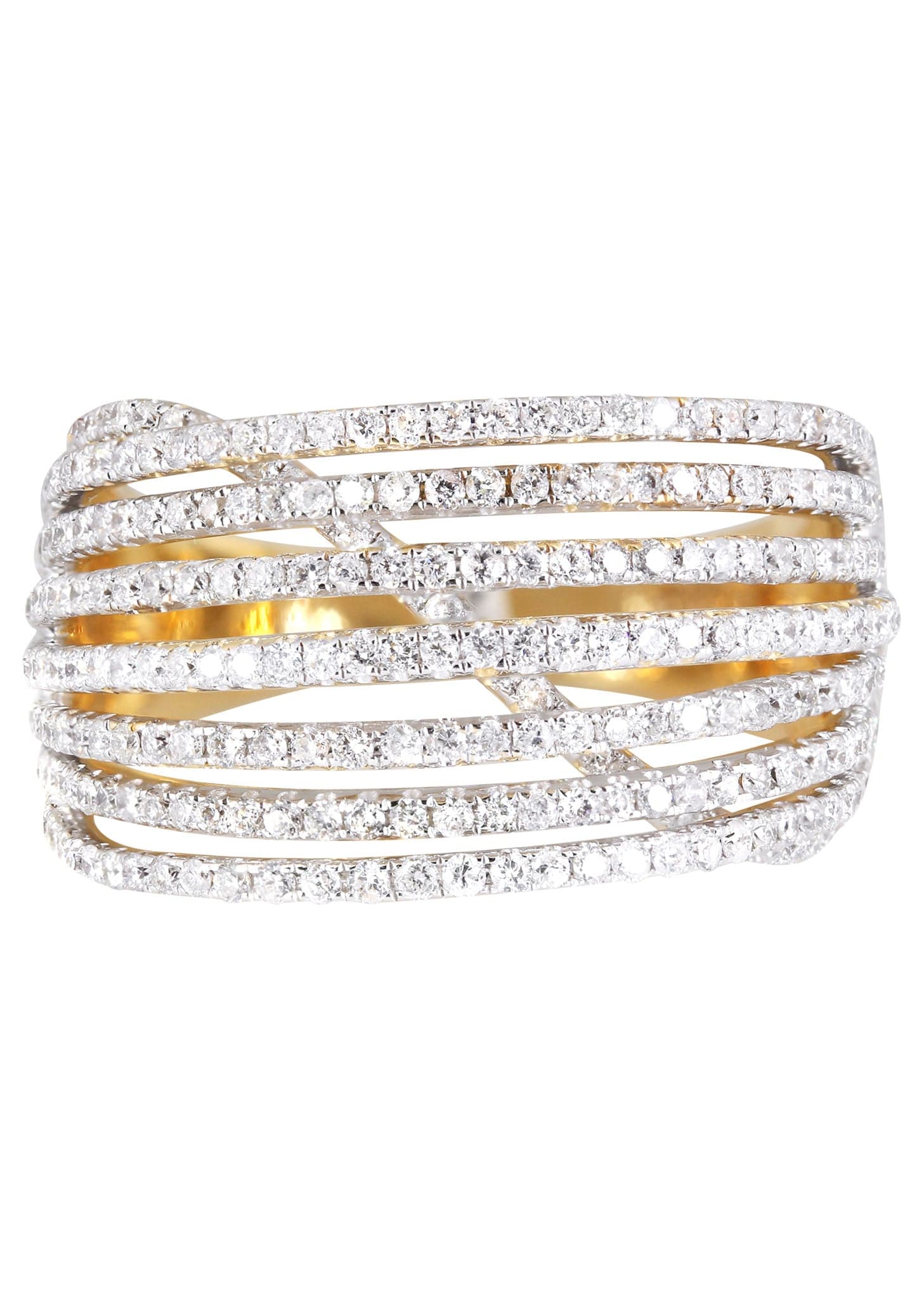 14K Ladies Diamond Cocktail Ring | 1.35 Carats | 6.2 Grams