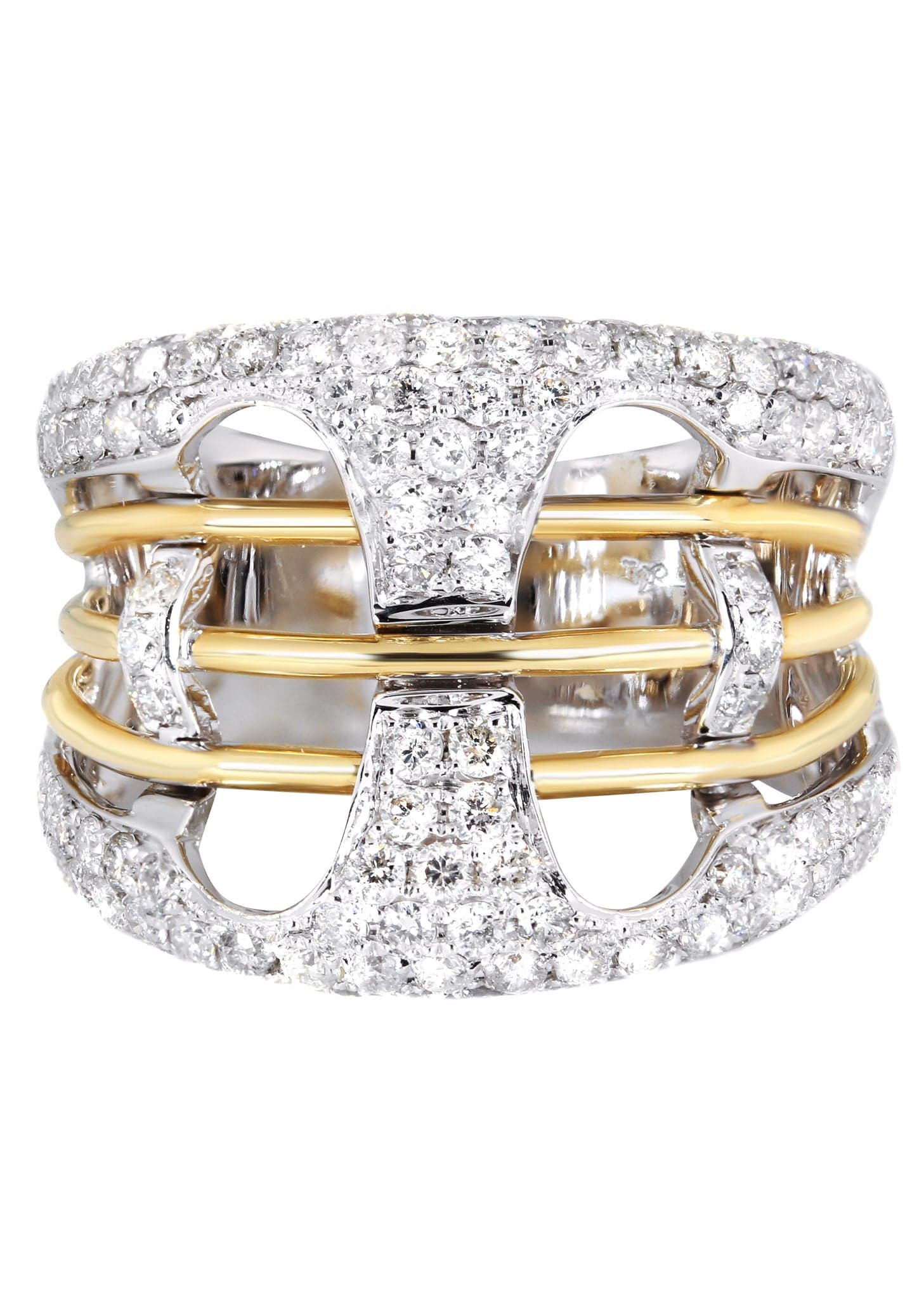 14K Ladies Diamond Cocktail Ring | 1.87 Carats | 9.25 Grams