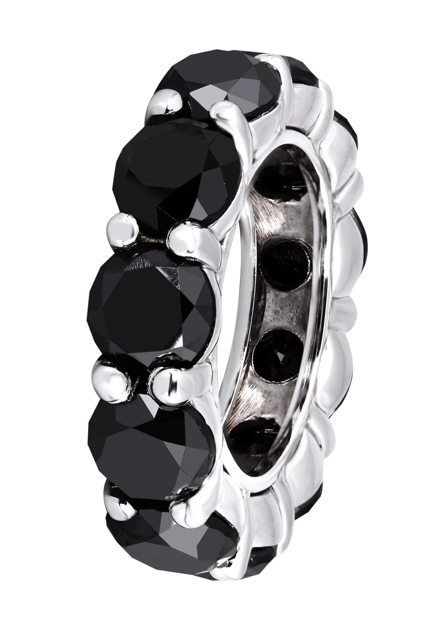 14K Ladies Black Diamond Cocktail Ring | 2.95 Carats | 9.7 Grams - Image 3