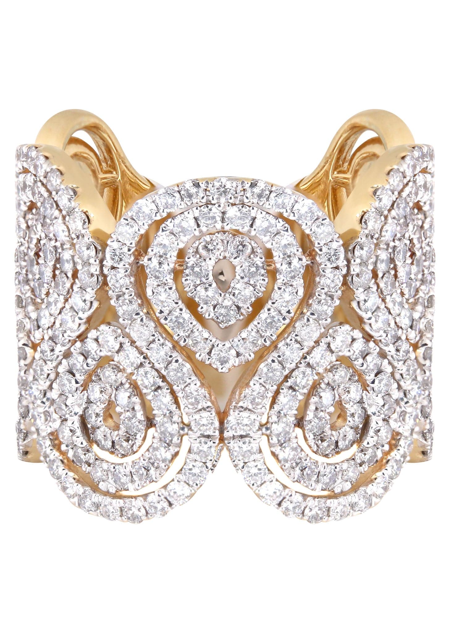 14K Ladies Diamond Cocktail Ring | 2.32 Carats | 10.76 Grams
