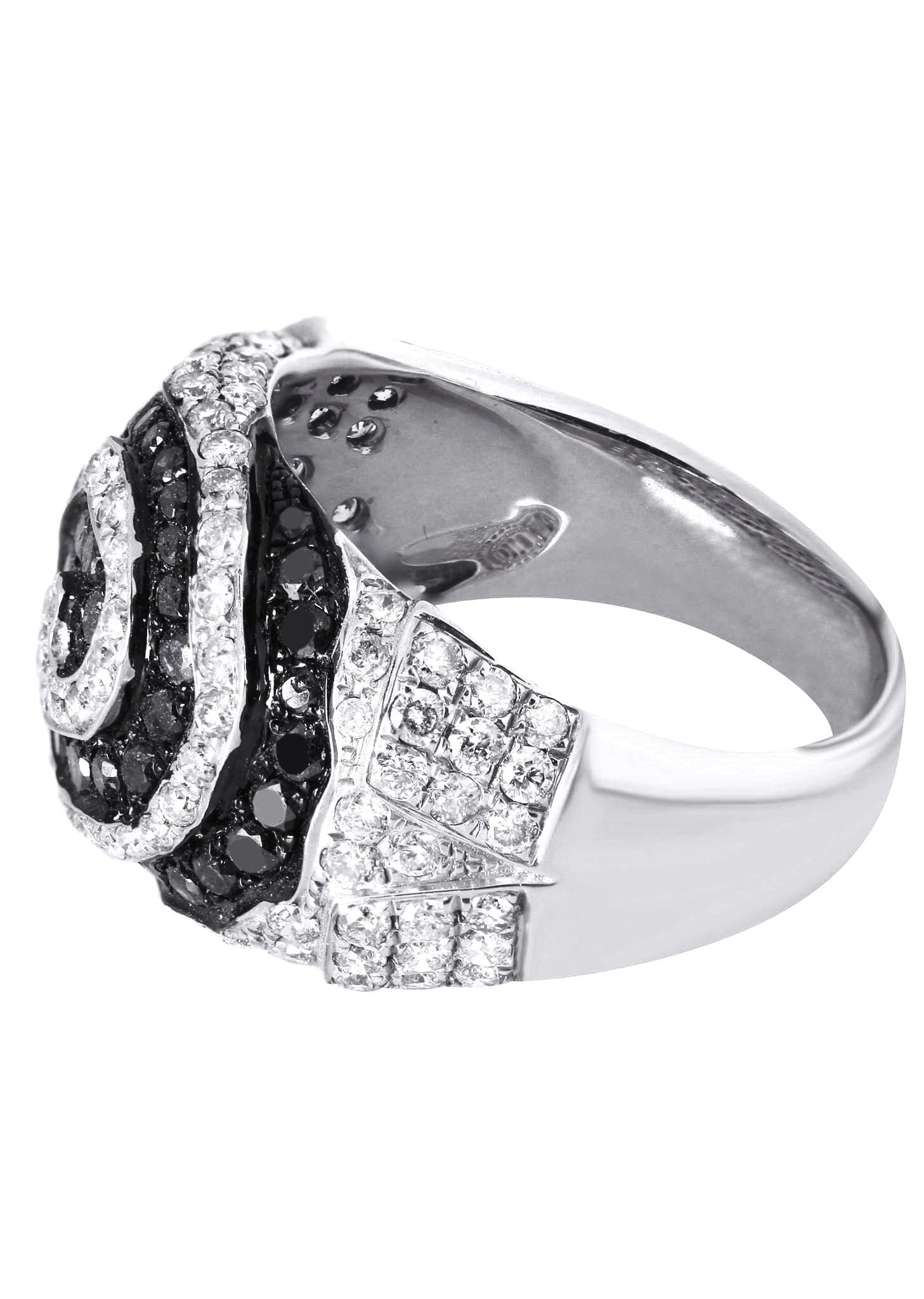 14K Ladies Black Diamond Cocktail Ring | 1.97 Carats | 7.01 Grams - Image 2