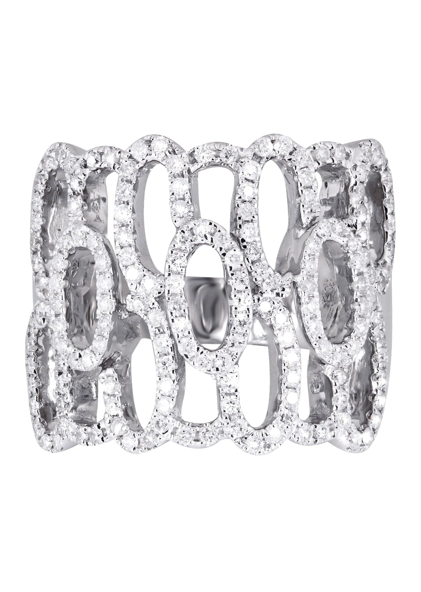 14K Ladies Diamond Cocktail Ring | 0.88 Carats | 12.41 Grams