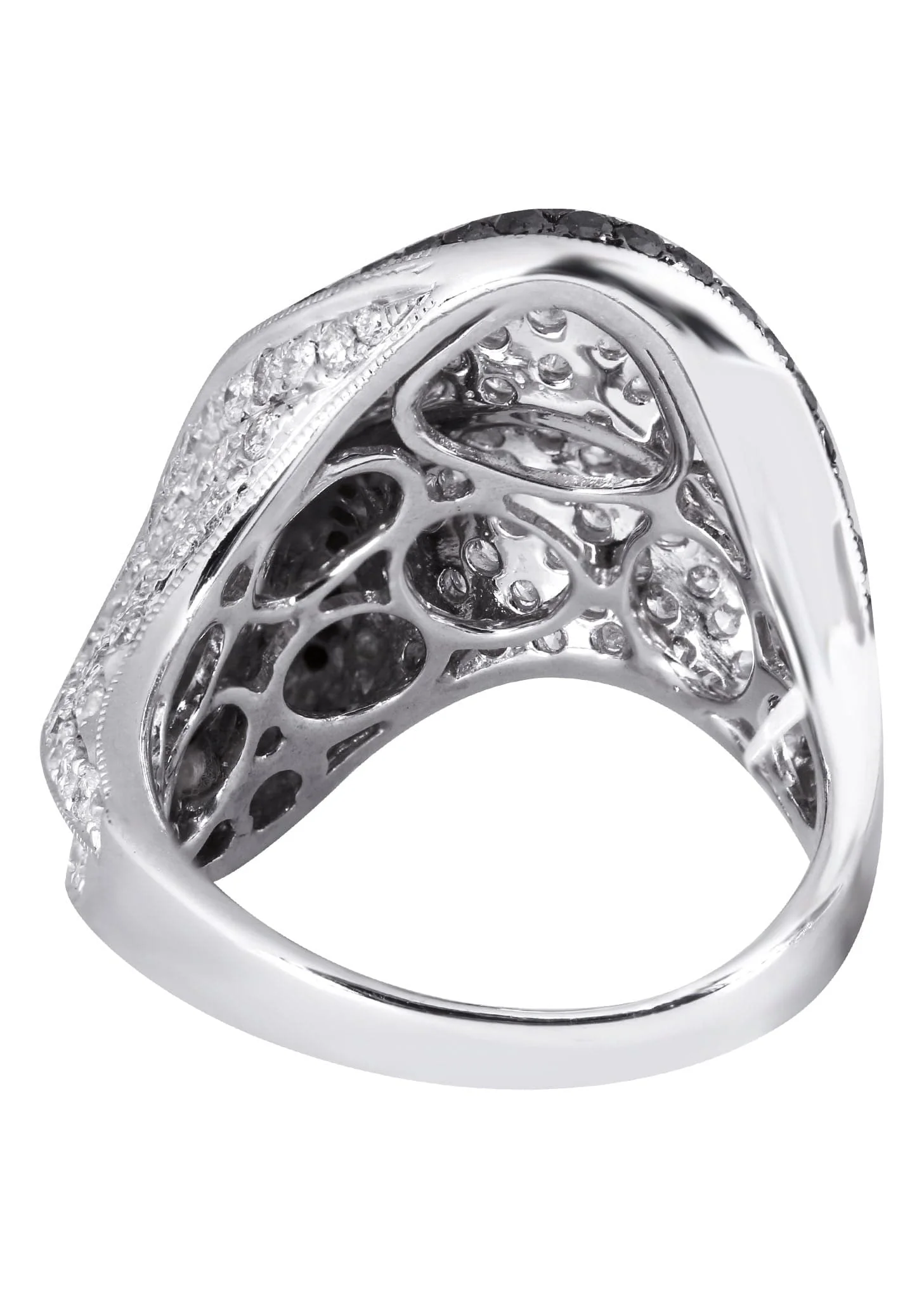 14K Ladies Black Diamond Cocktail Ring | 2.83 Carats | 10.78 Grams - Image 3
